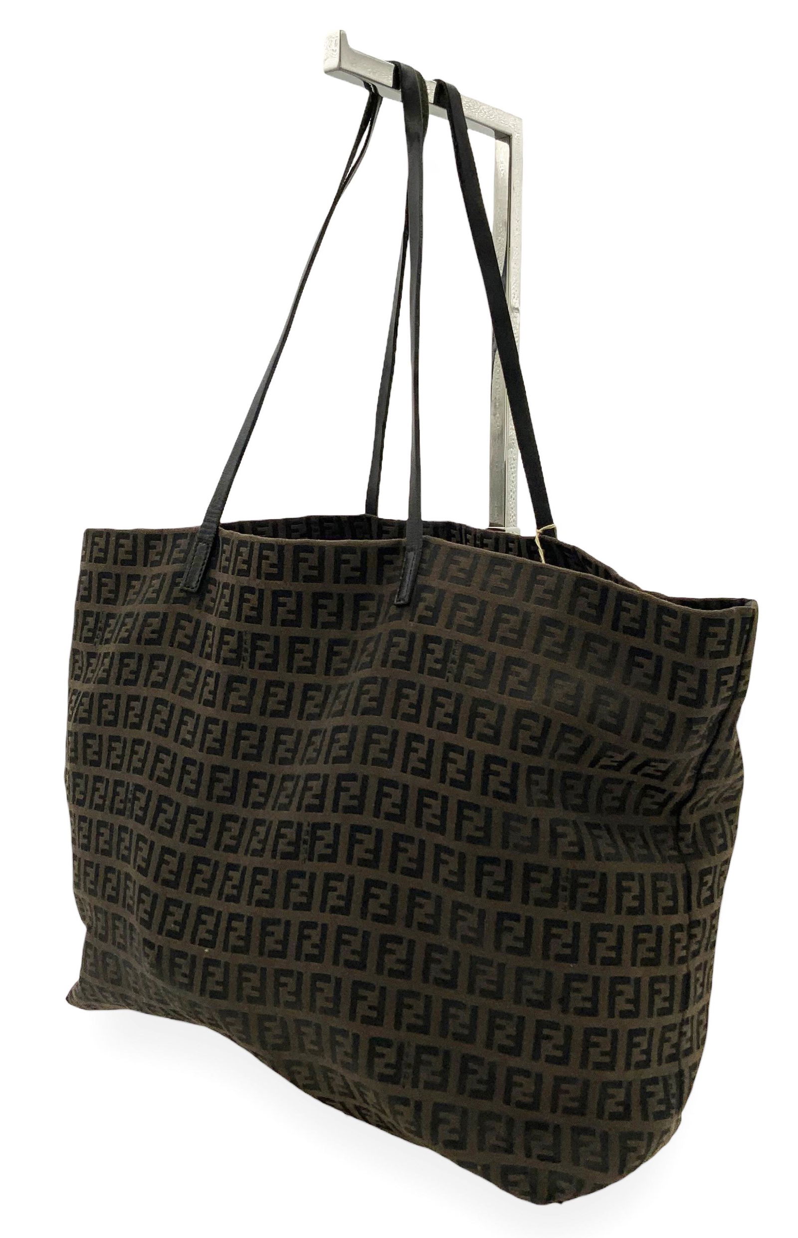 Ladies' Fabric Tote Purse, Marked "Fendi". (1 of 3)