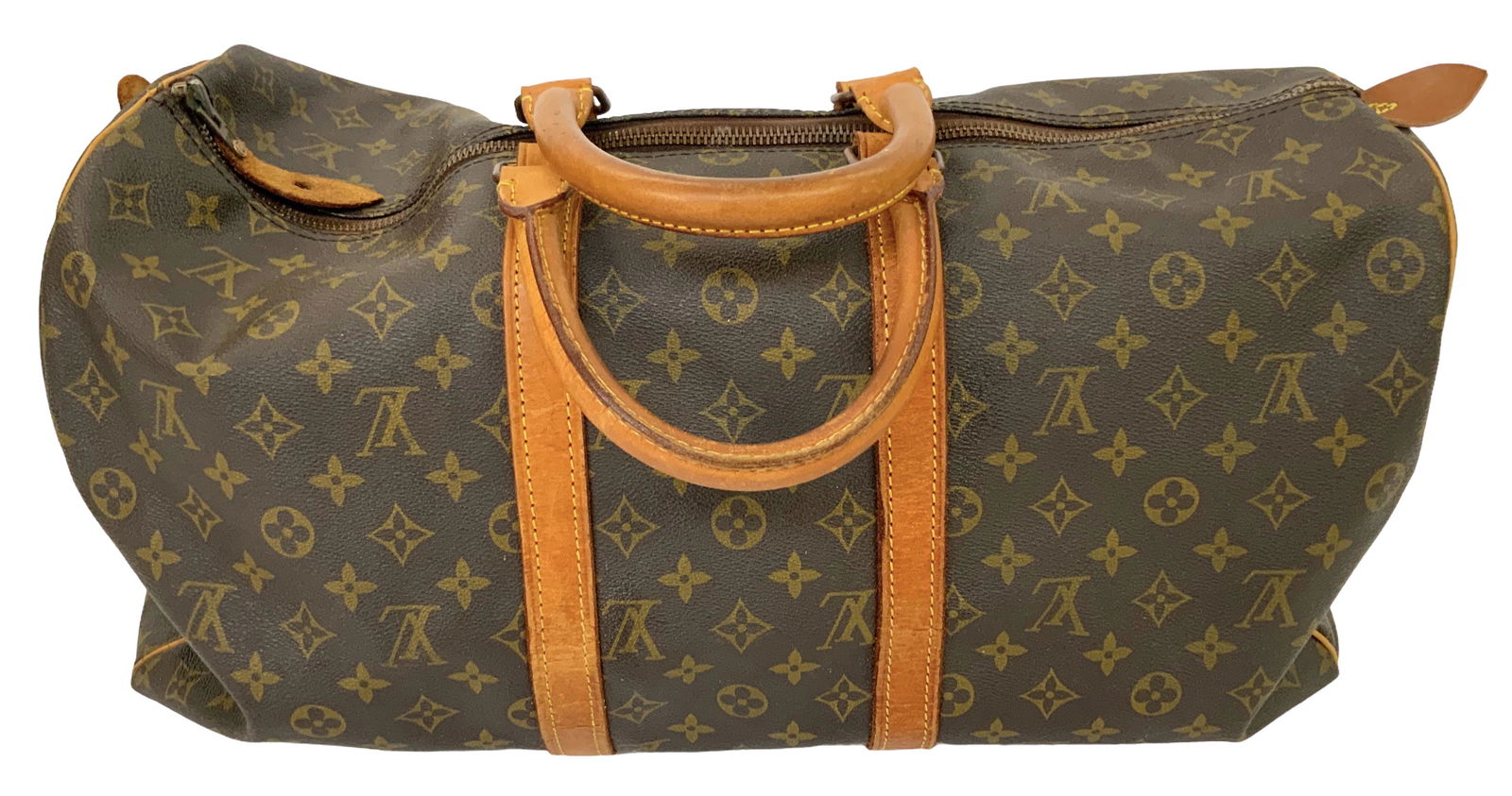 Duffel Bag w/ Louis Vuitton Pattern. (1 of 3)