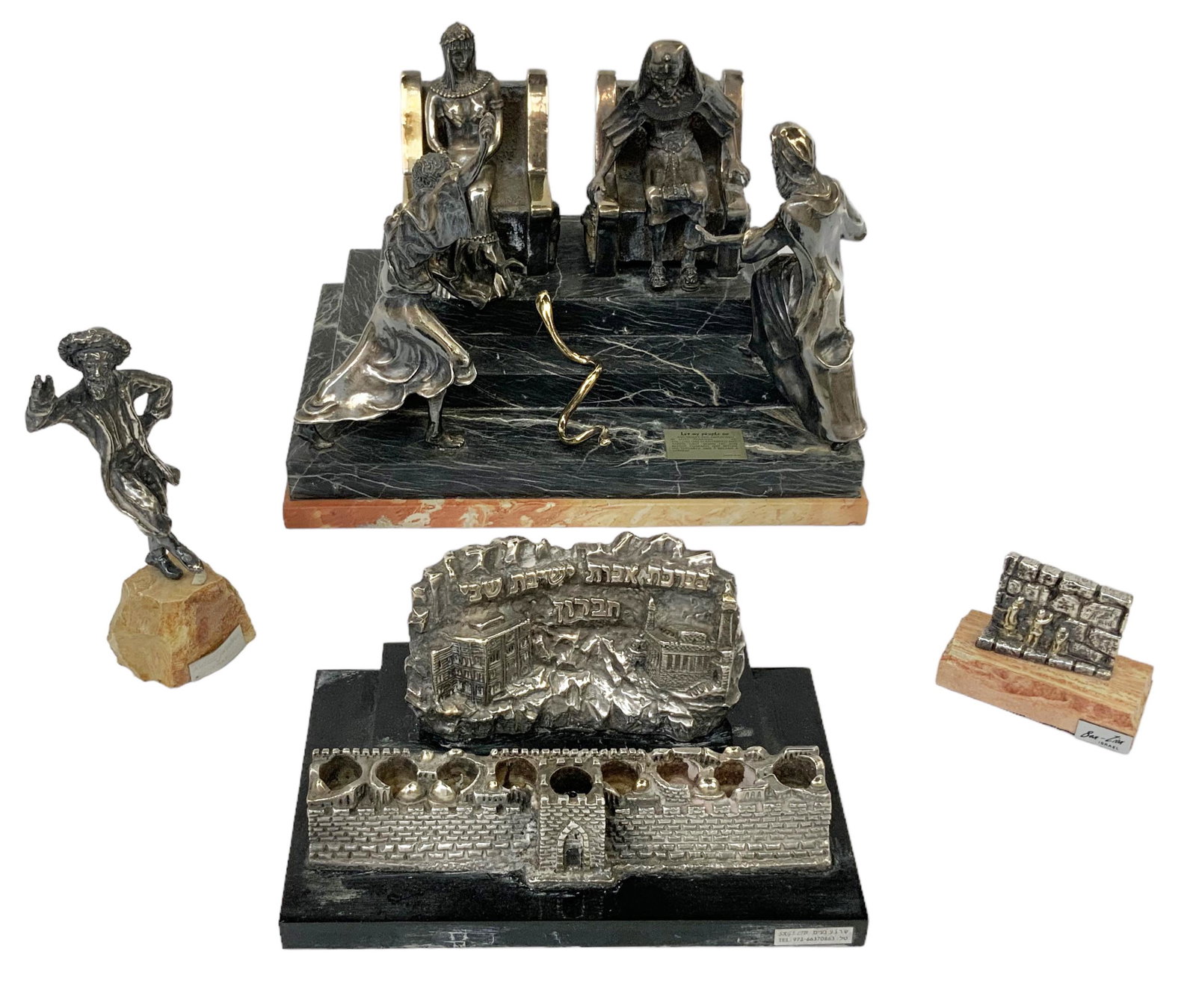 Lot of 4 Sterling Judaica Pcs.- Yaacov Heller, etc (1 of 7)