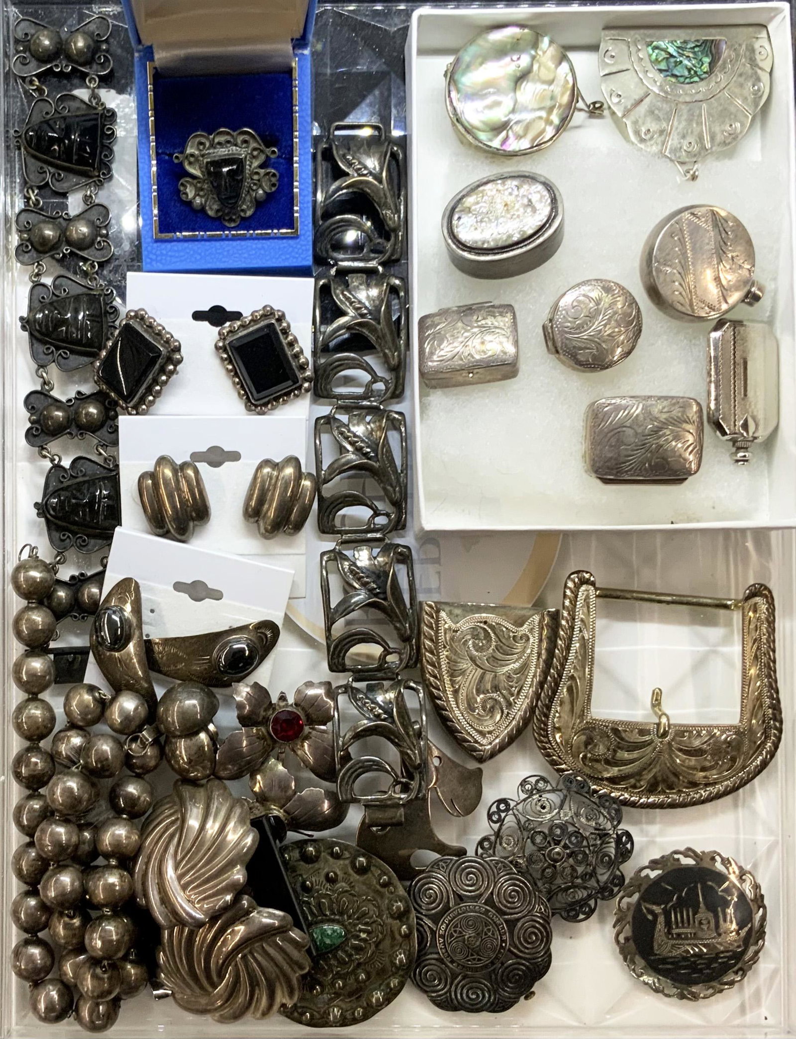Lot of Mostly Mexican Sterling Silver Jewelry (1 of 1)