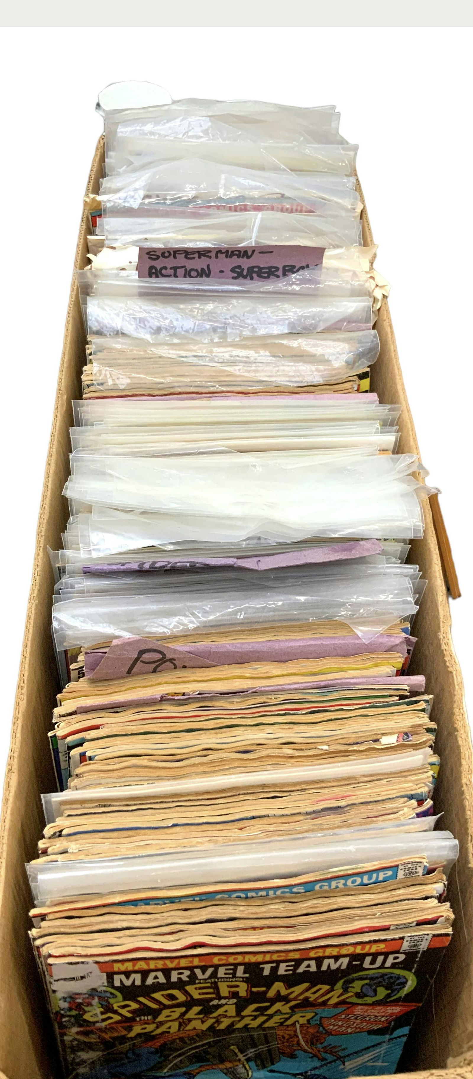 Box of Vintage Comic Books- Marvel, DC, etc. (1 of 2)