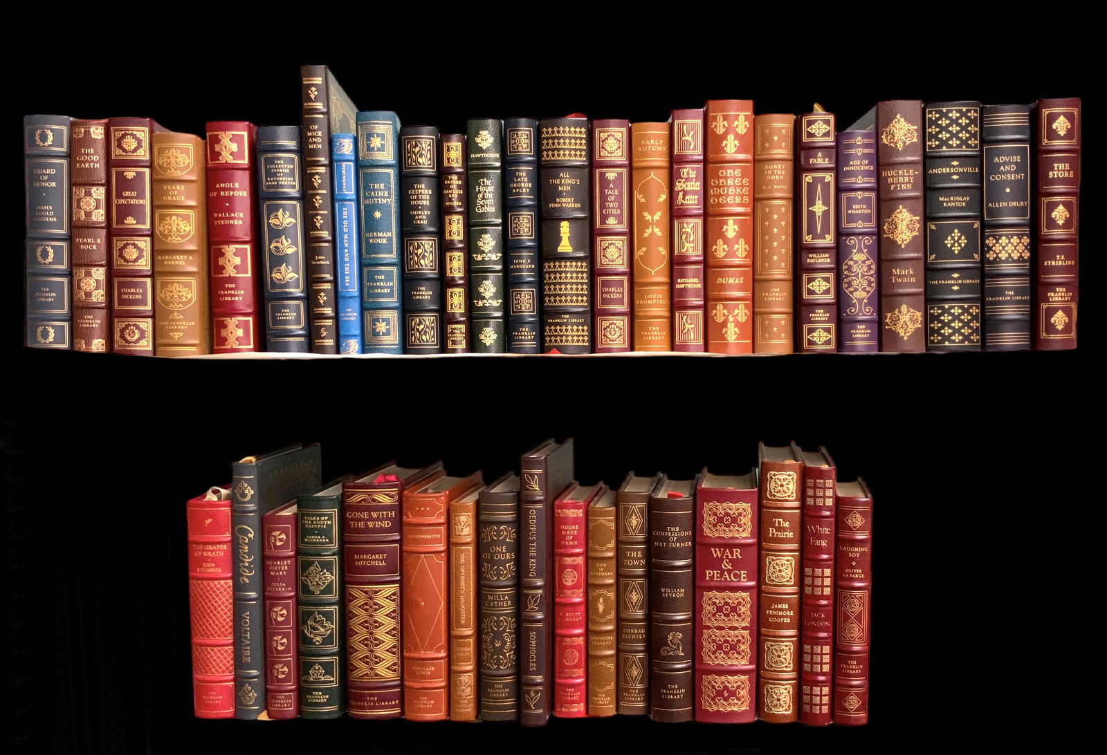 Lot of Leather Bound Classic Books- Dickens, etc. (1 of 4)