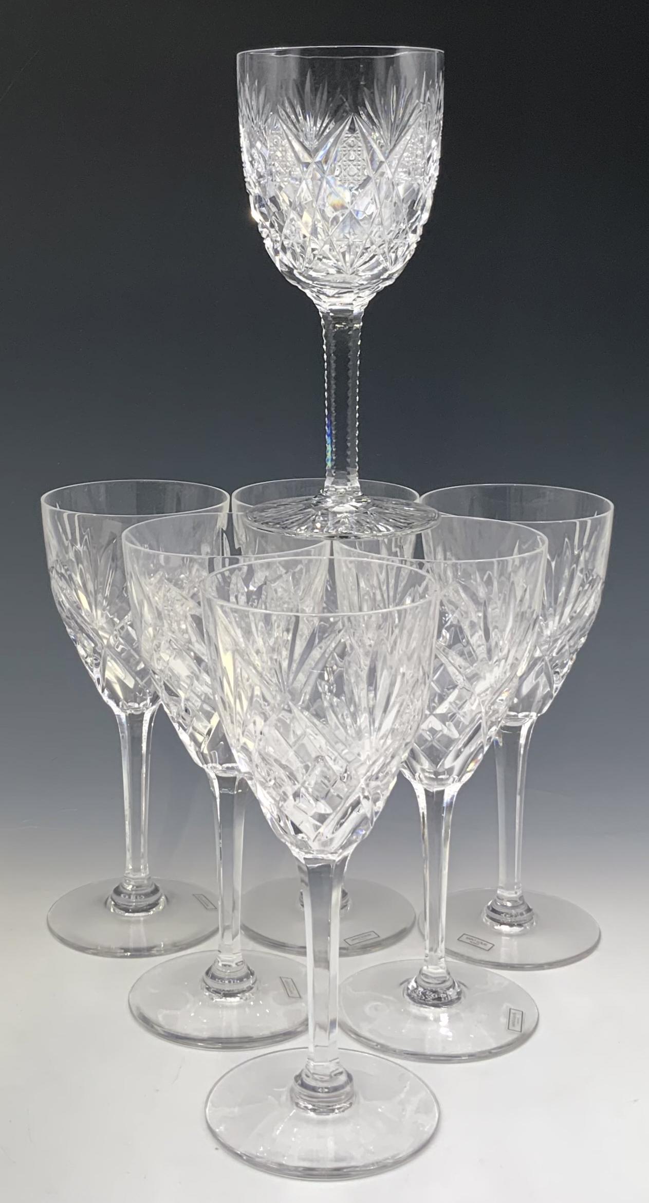 7 Pc. Lot of St. Louis Crystal Stemware. (1 of 2)