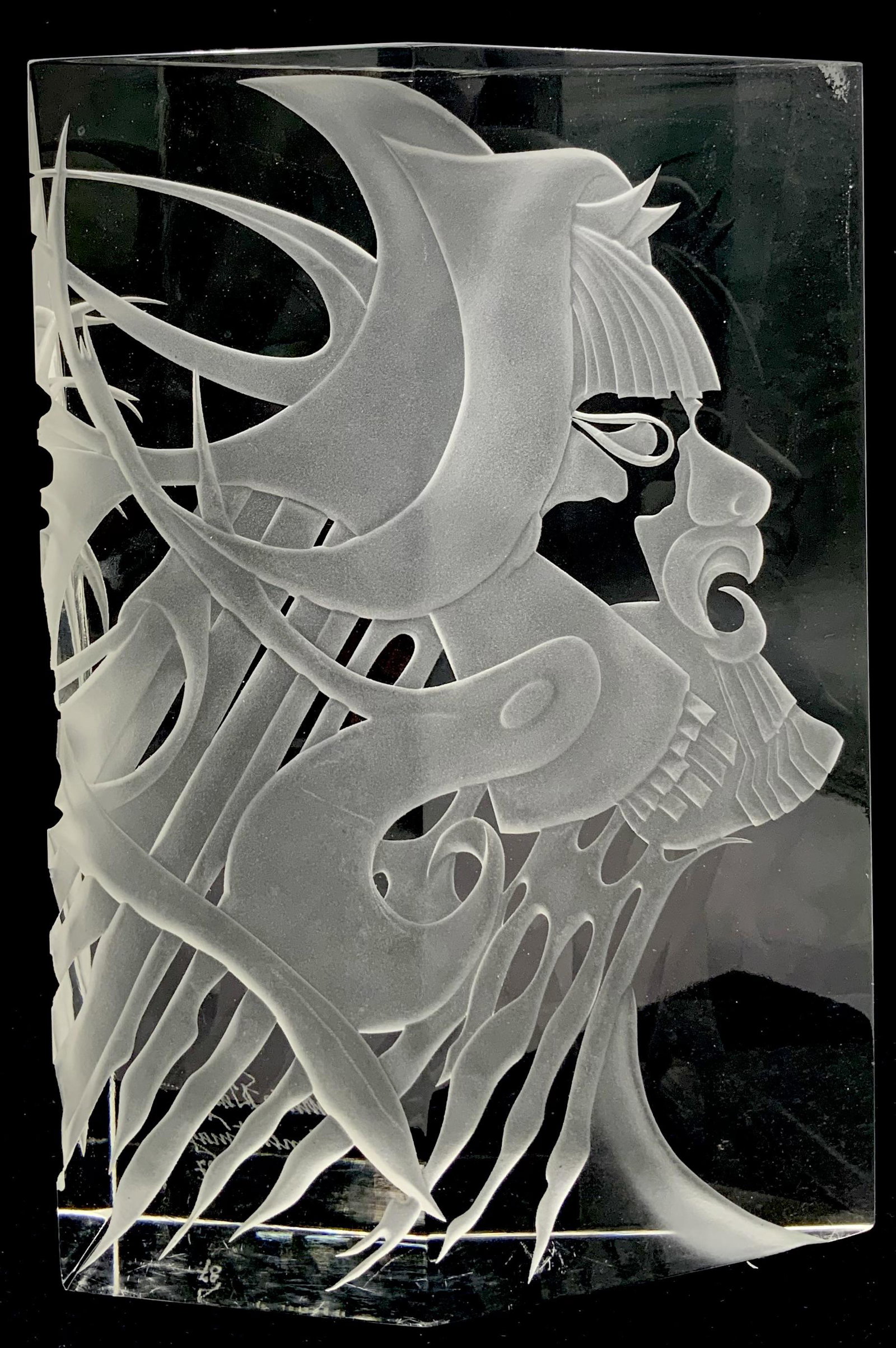 Patricia Baez Signed Crystal Sculpture. (1 of 4)