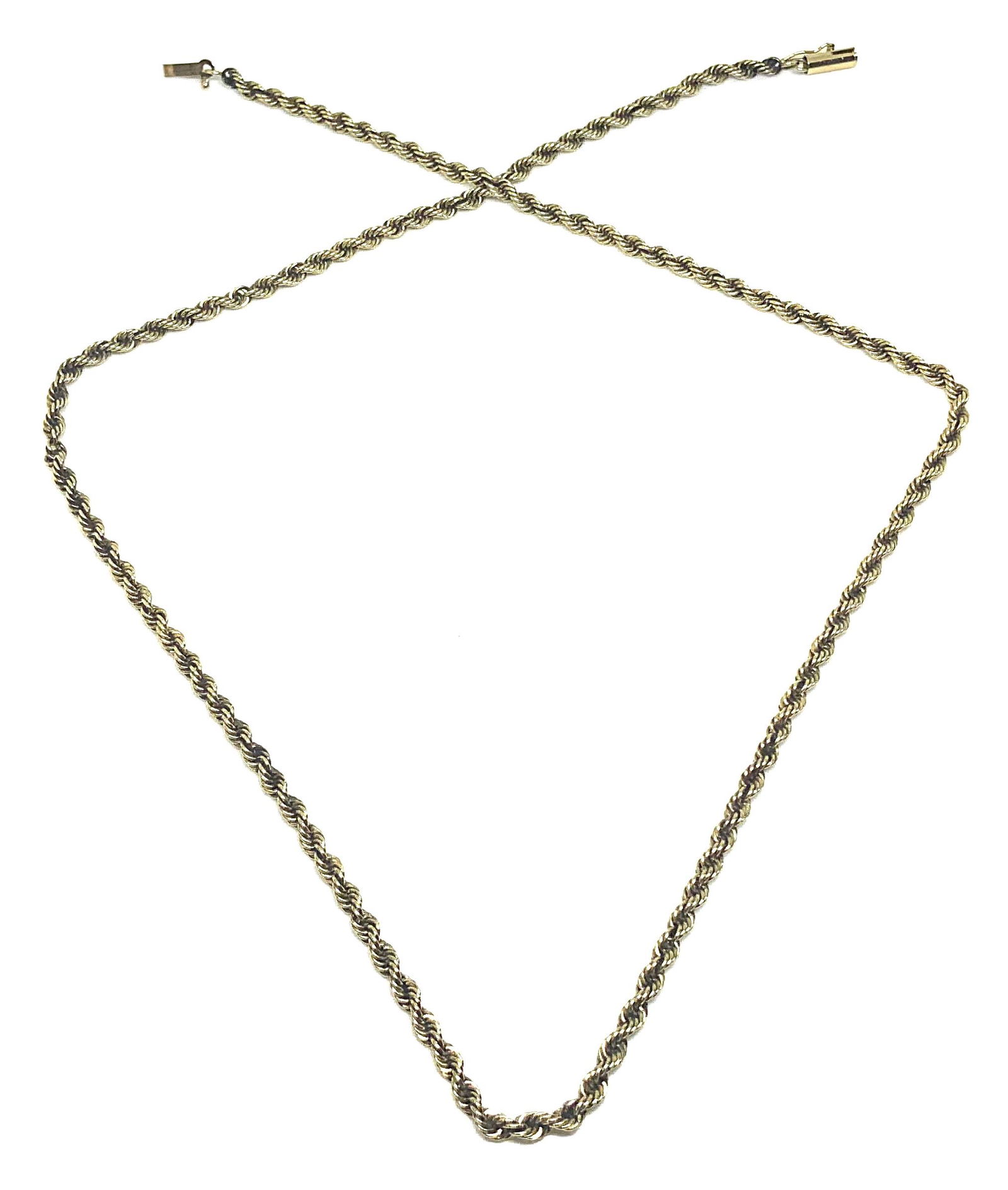 14K Gold Solid Rope Chain or Necklace. (1 of 2)