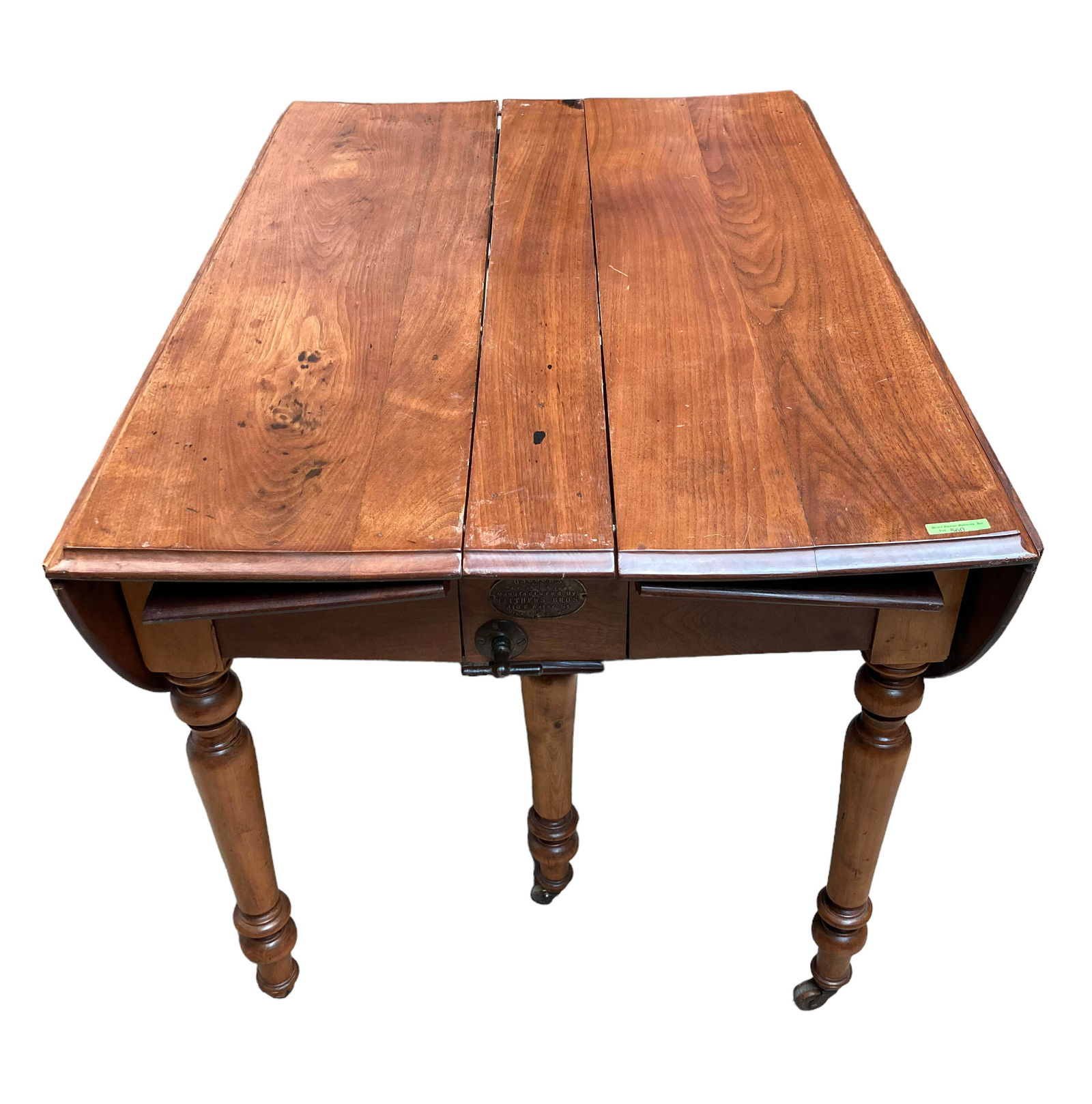 Antique Osgoods Patent Dropleaf Table. (1 of 4)