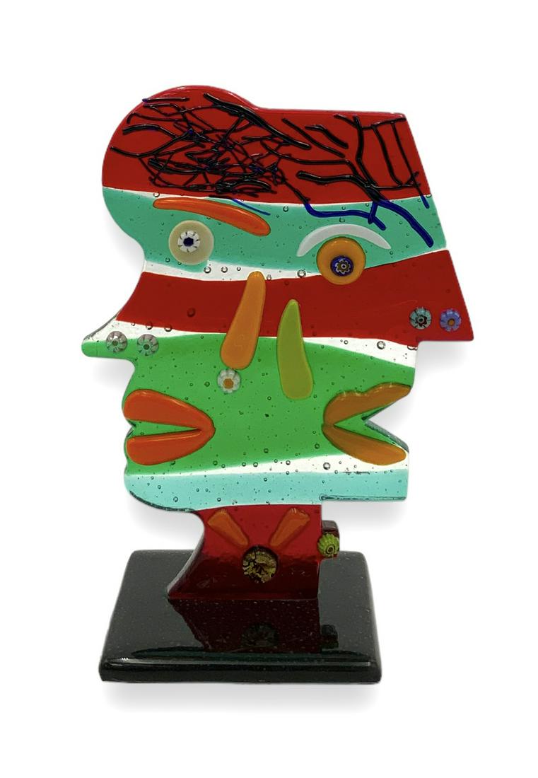 Murano Glass Picasso Sculpture by Vitra Vetreria. (1 of 2)