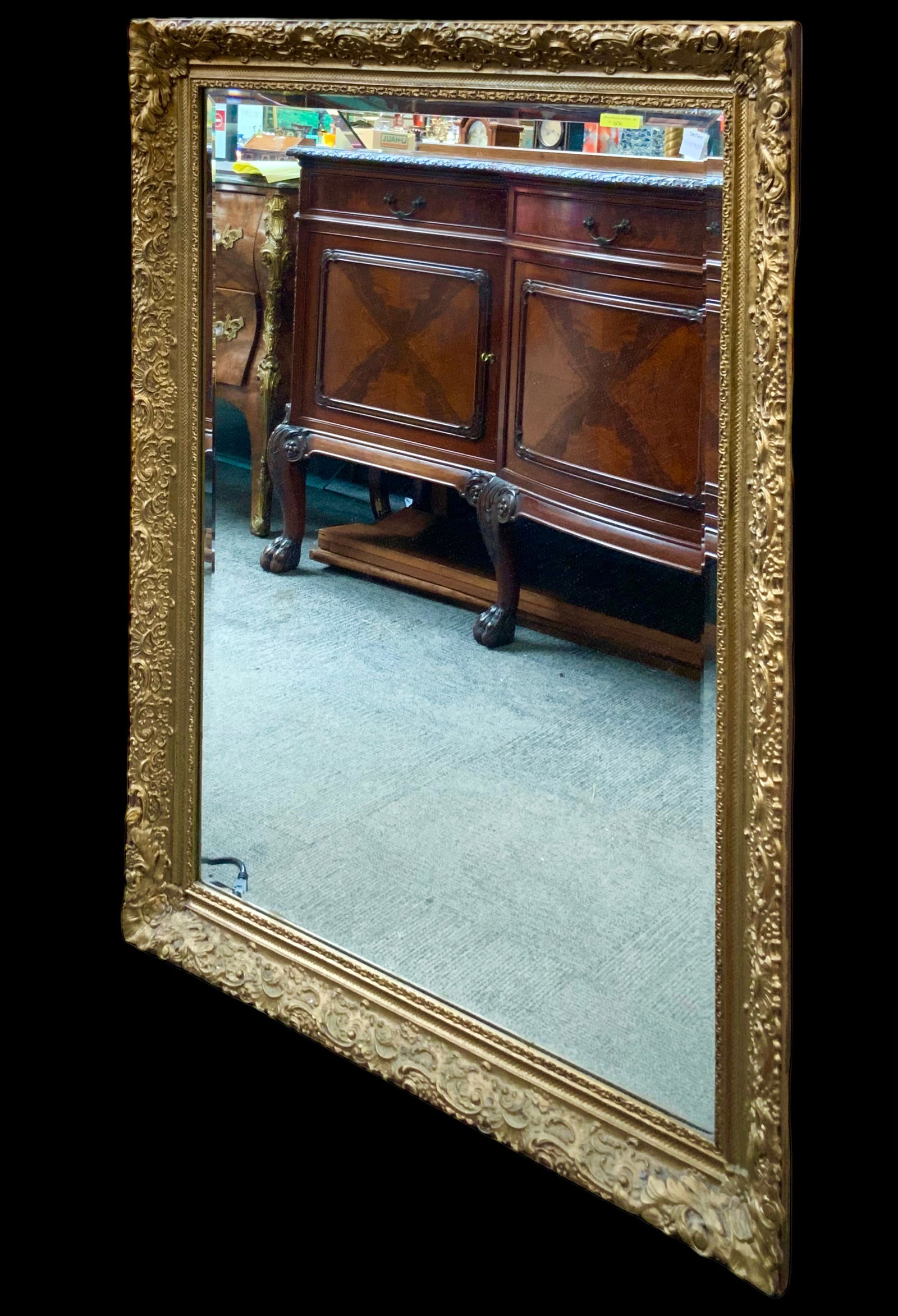 Gold Framed Wall Mirror. (1 of 1)