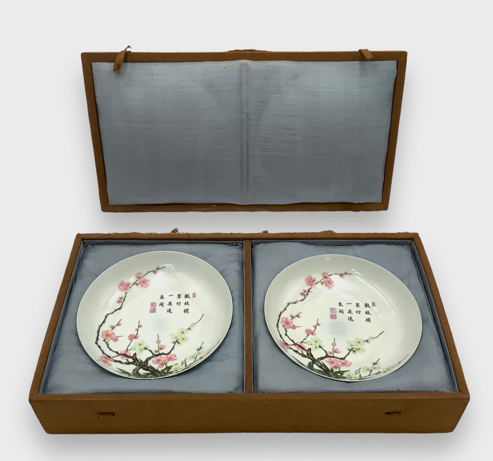 Pr. Chinese Eggshell Porcelain Hand-Painted Dishes (1 of 18)