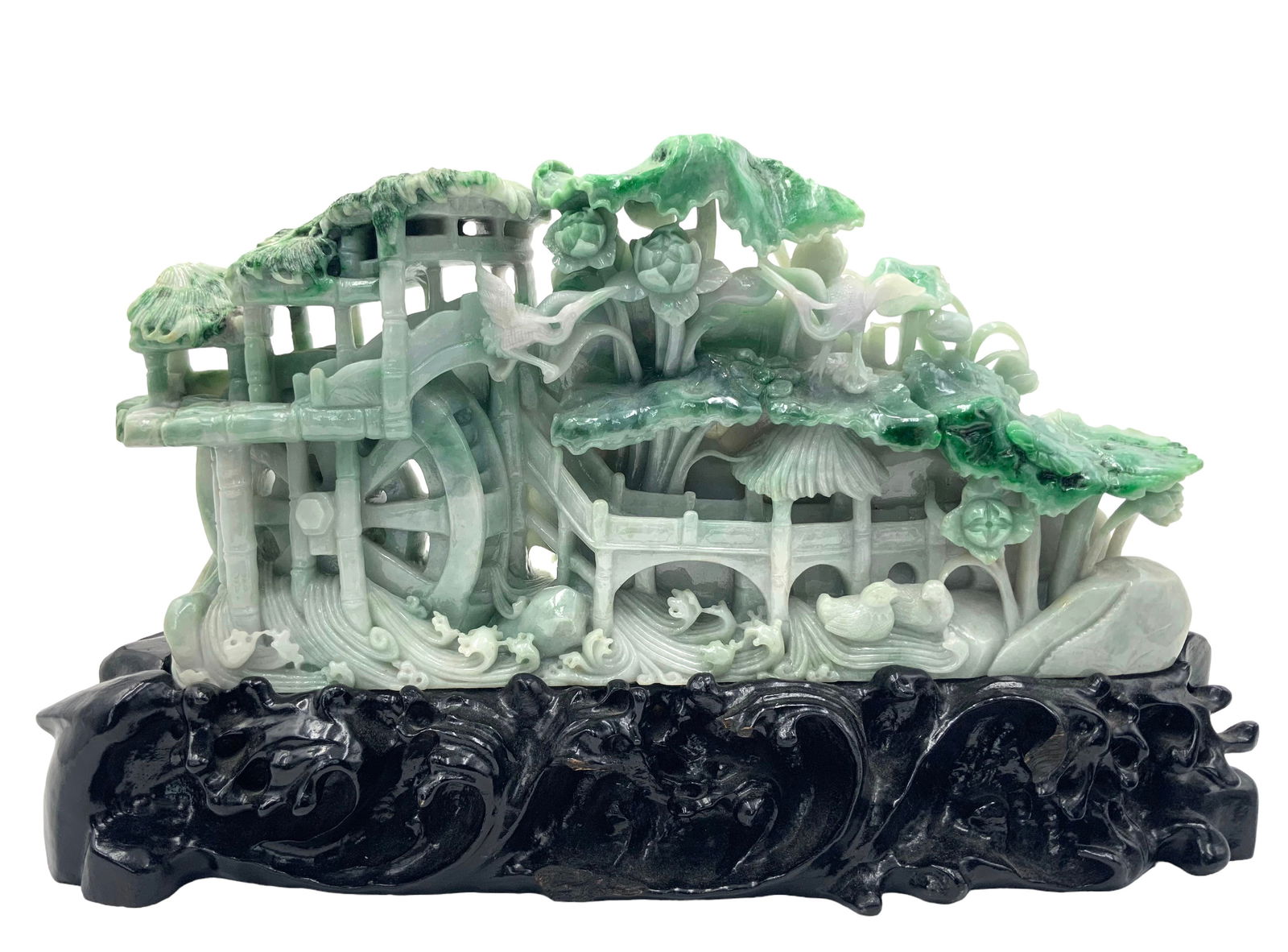 Very Large Chinese Jadeite Carving. (1 of 5)