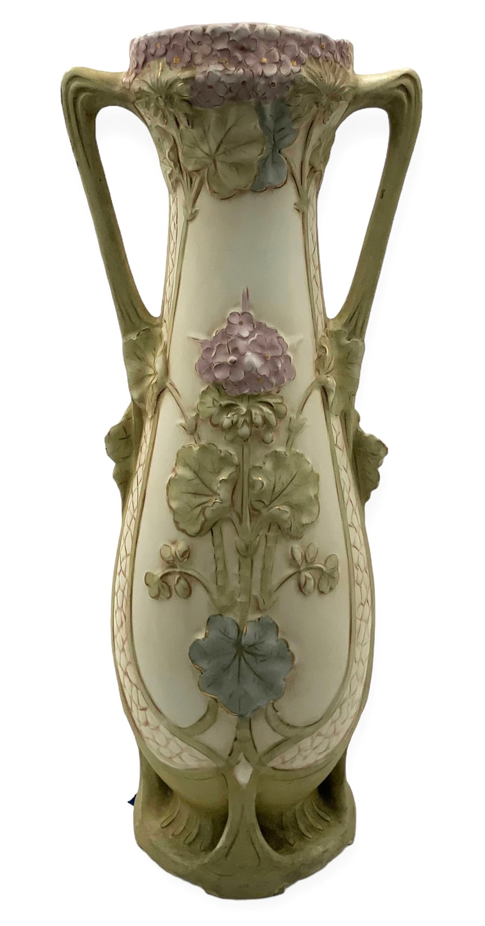 Art Nouveau Amphora Quality Two-Handled Vase. (1 of 4)
