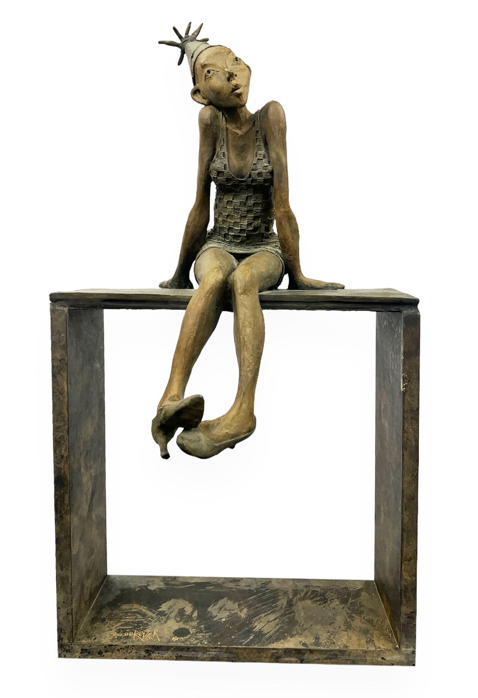 Sgd. Bronze Figural Sculpture, Dirk De Keyzer. (1 of 5)