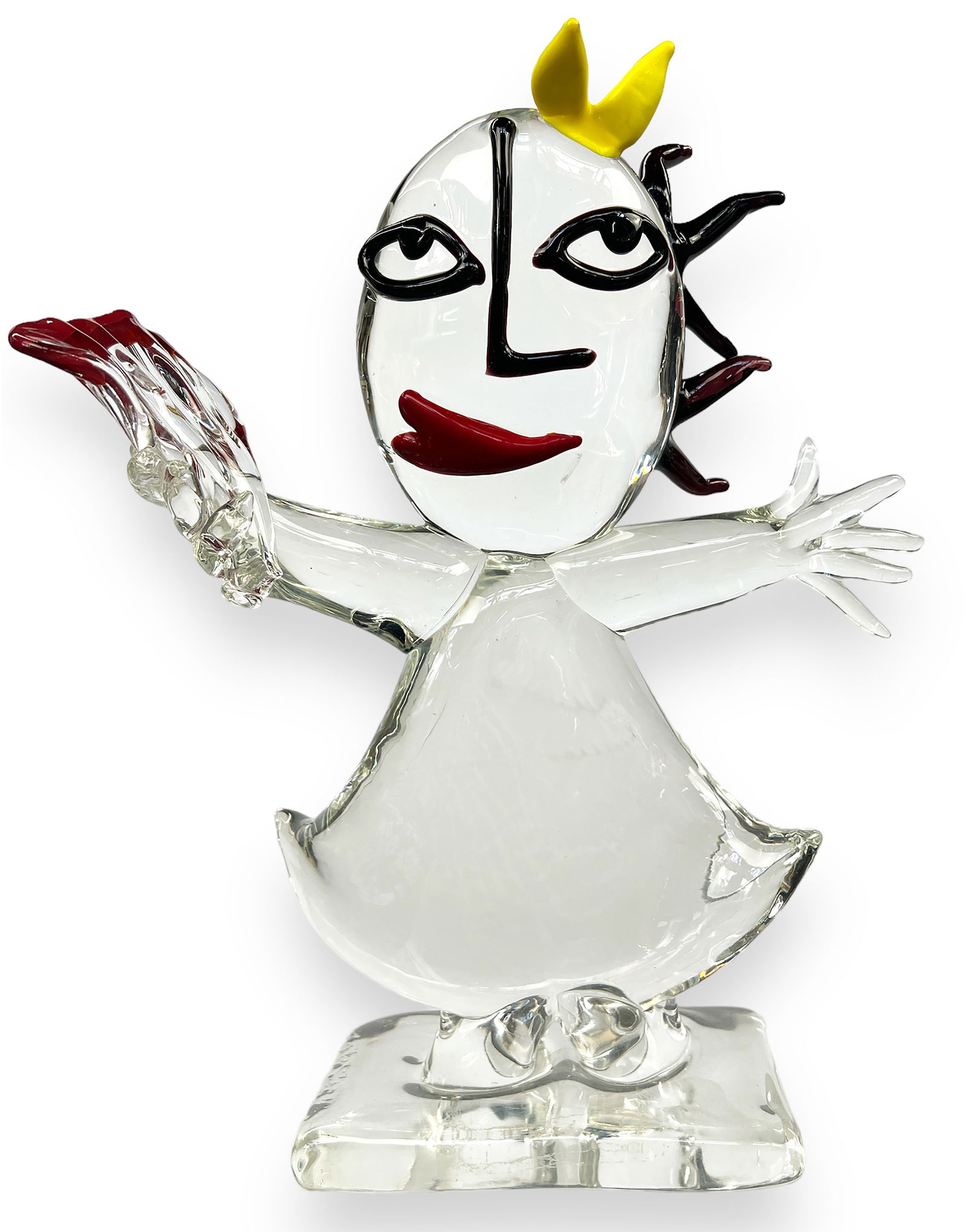 Sgd. Art Glass Sculpture, Juan Garcia Ripolles. (1 of 4)