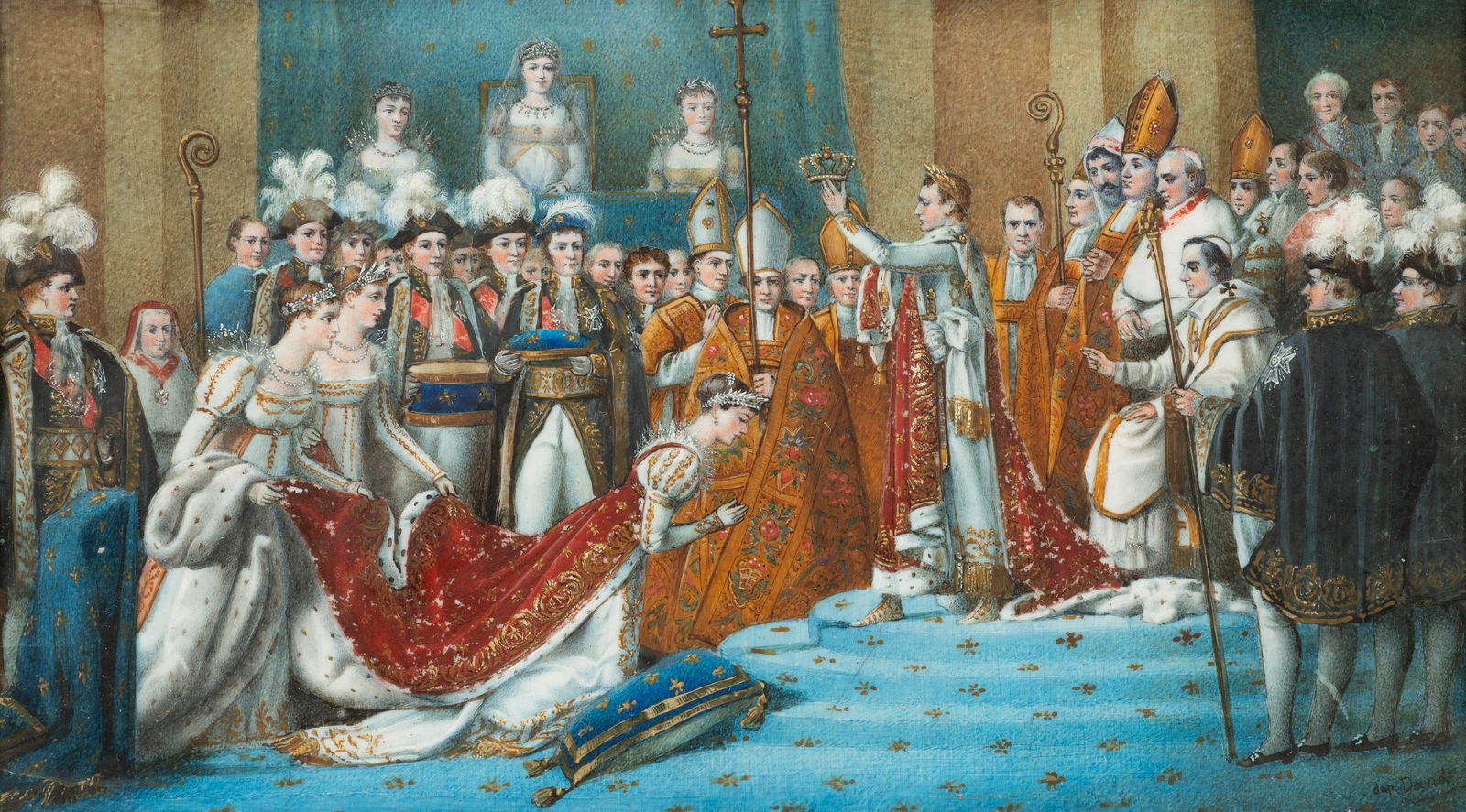 The Coronation of Napoleon, Painting After David. (1 of 7)