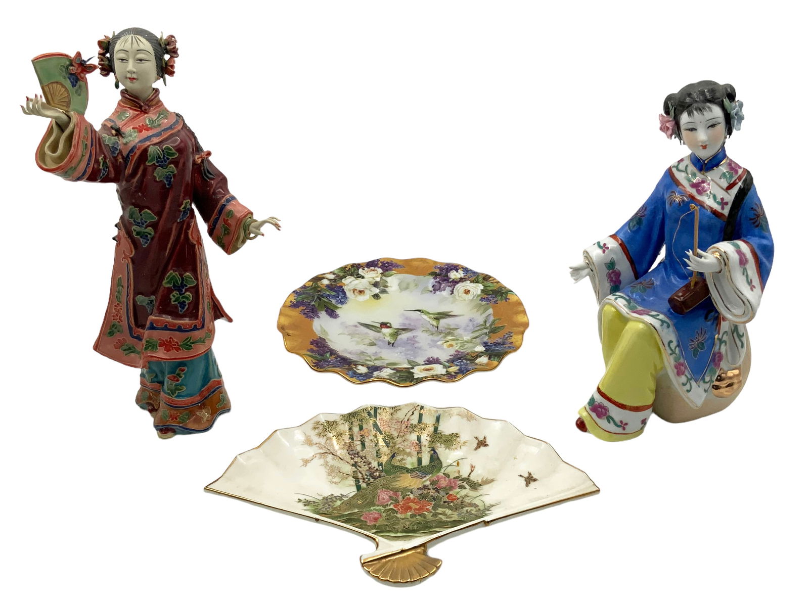 Lot: 4 Porcelain Articles, all Asian-Related. (1 of 3)