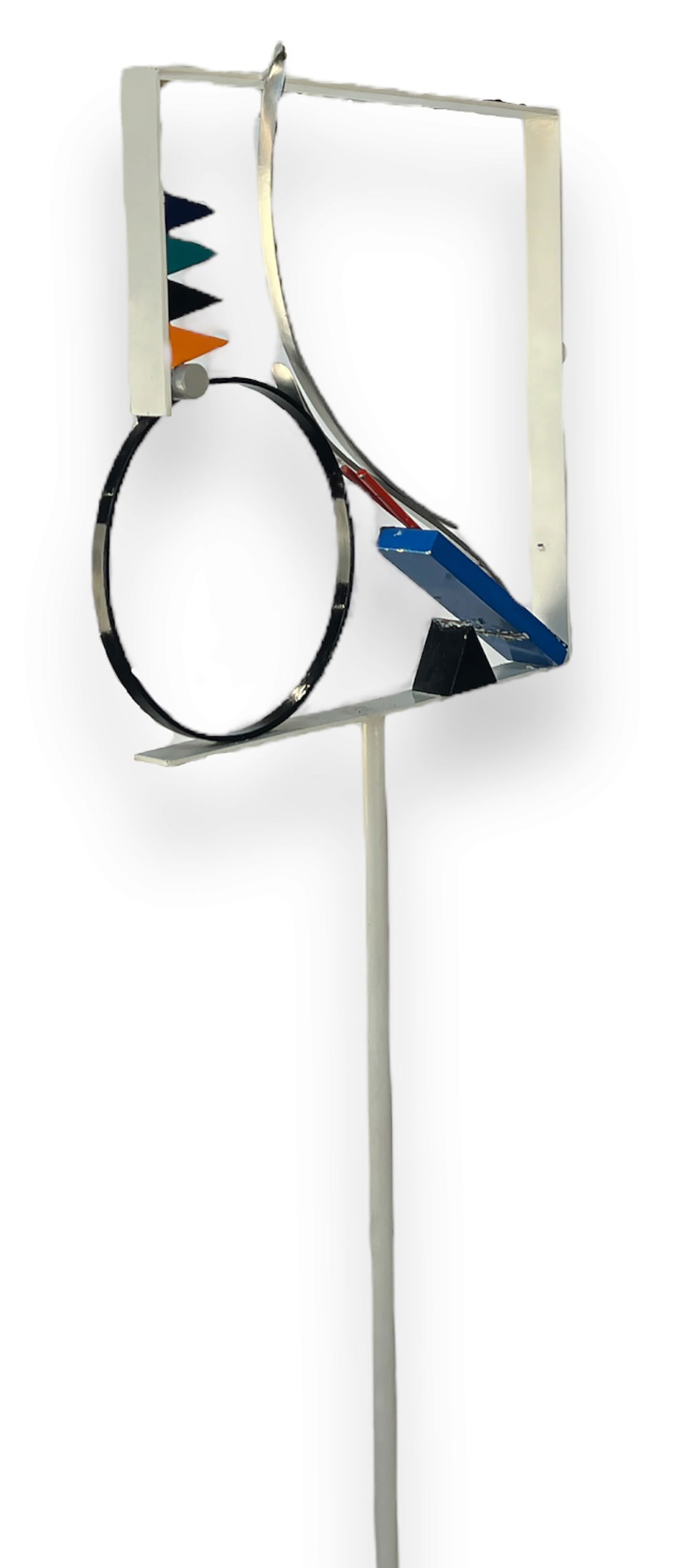 Abstract Standing Sculpture, Fletcher C. Benton. (1 of 5)