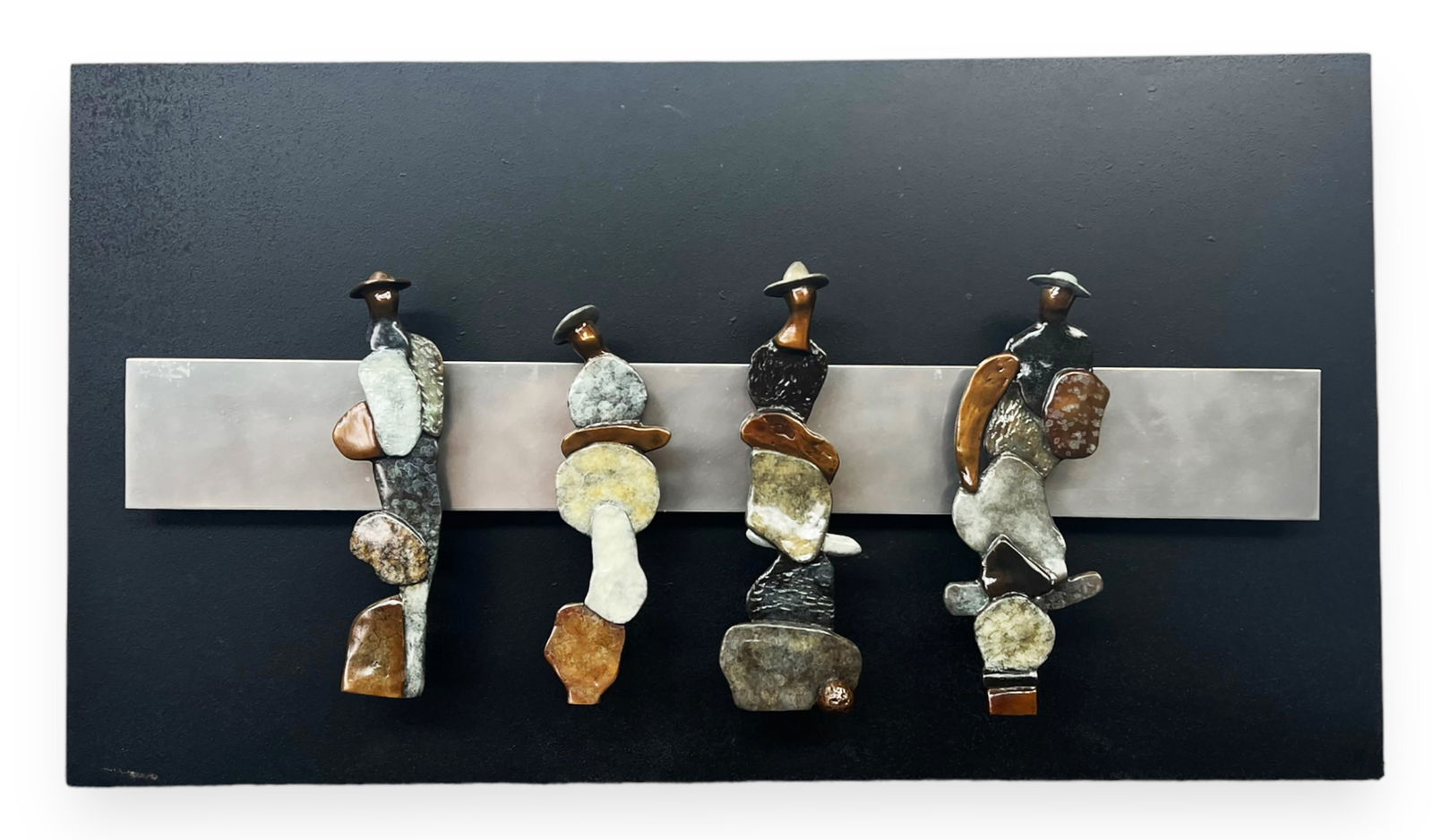 Guilloume Perez Bronze Sculptural Wall Plaque. (1 of 3)