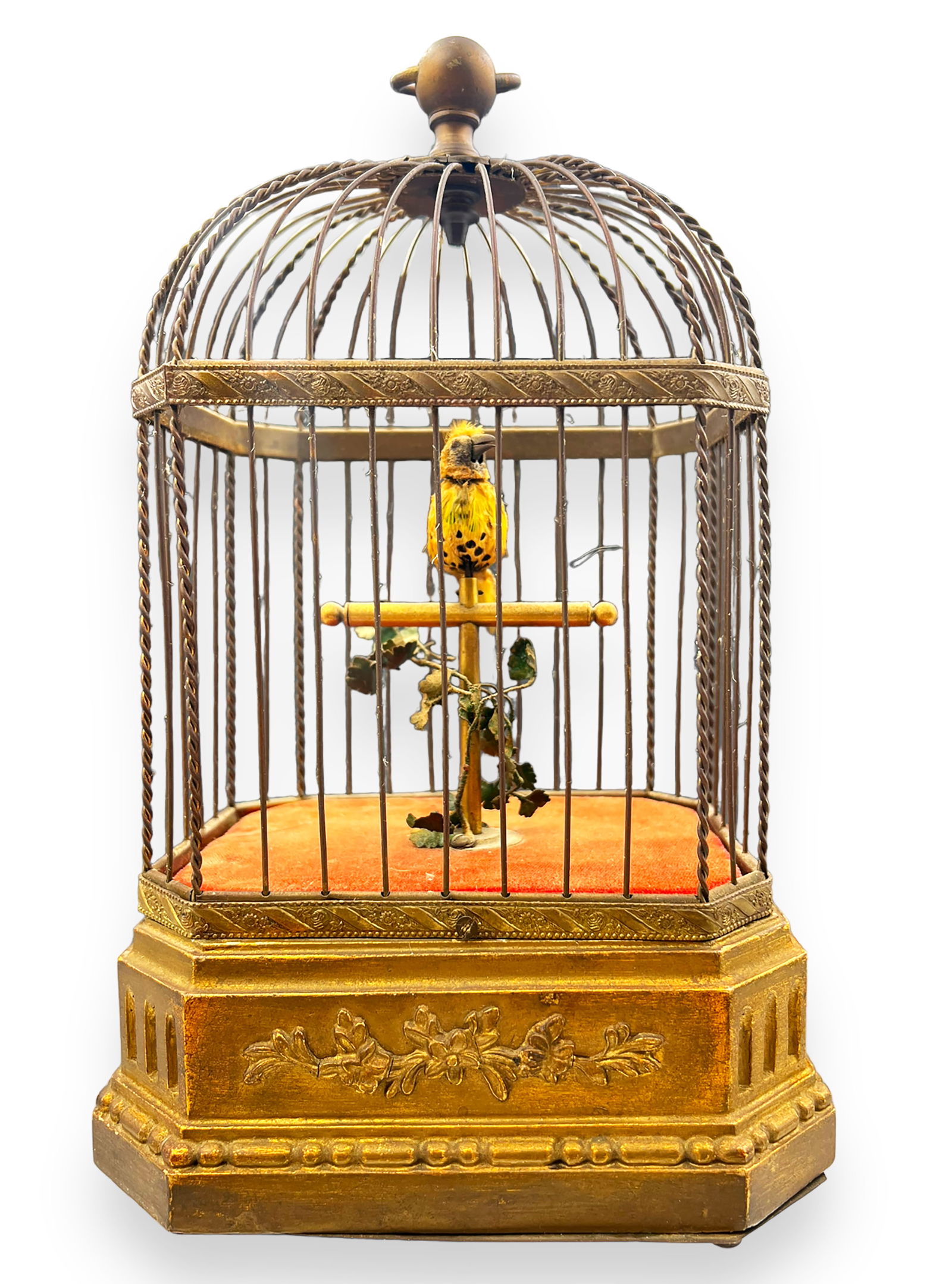 Mechanical Bird in Gilded Birdcage. (1 of 4)