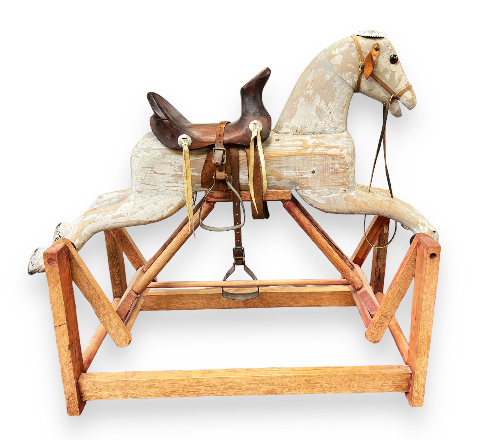 Antique Children's Platform Rocking Horse. (1 of 3)