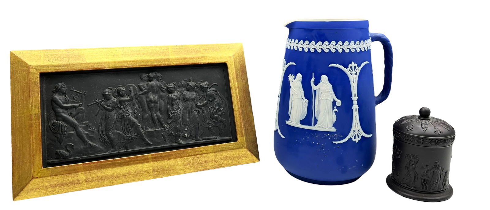 Lot of Wedgwood - Black Basalt Ware, Jasperware. (1 of 9)