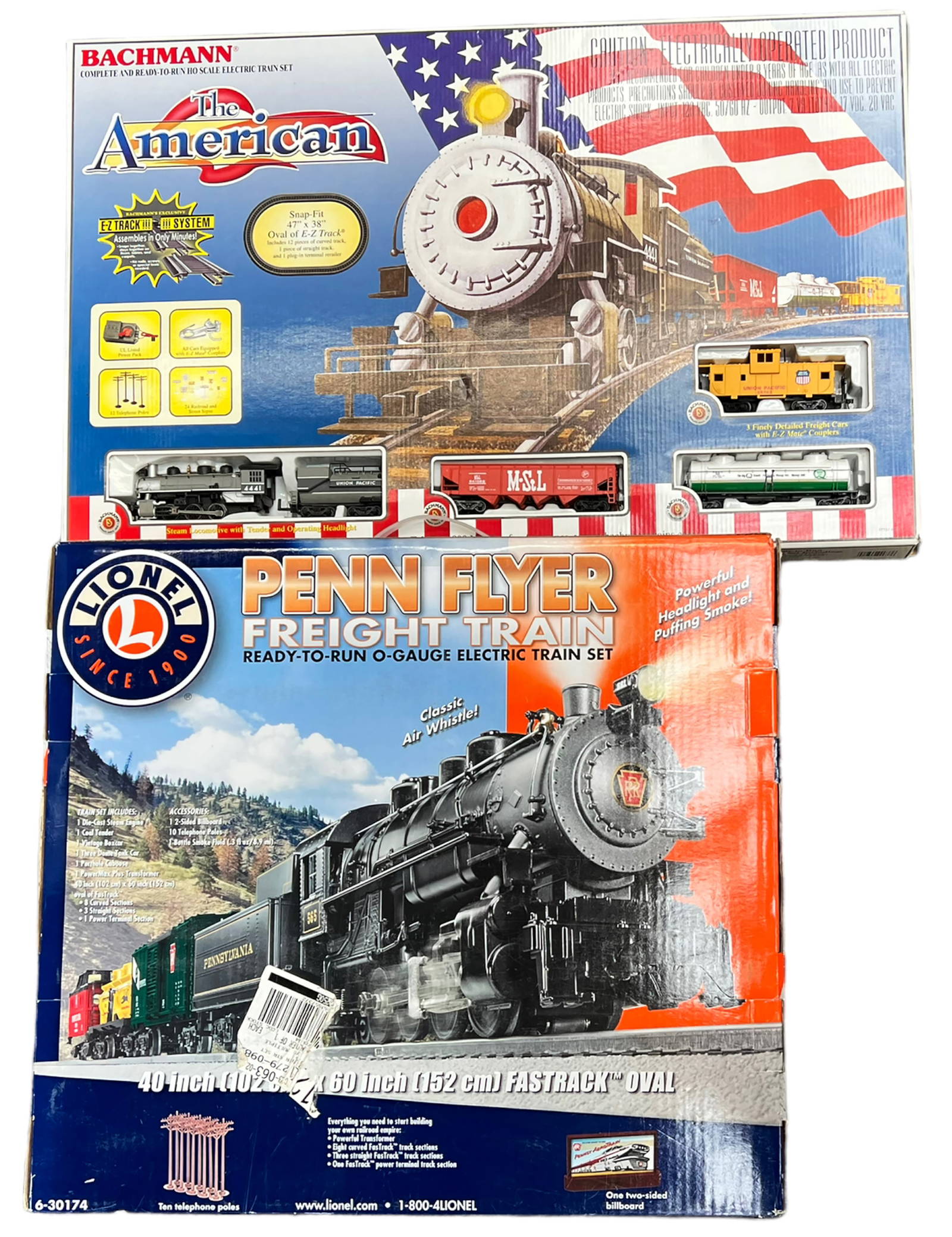 Lot Of Lionel & Bachmann Train Sets. Auction