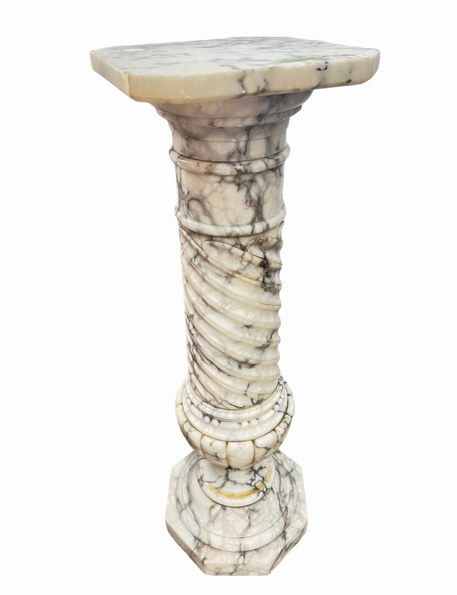 Antique Marble Pedestal. (1 of 2)