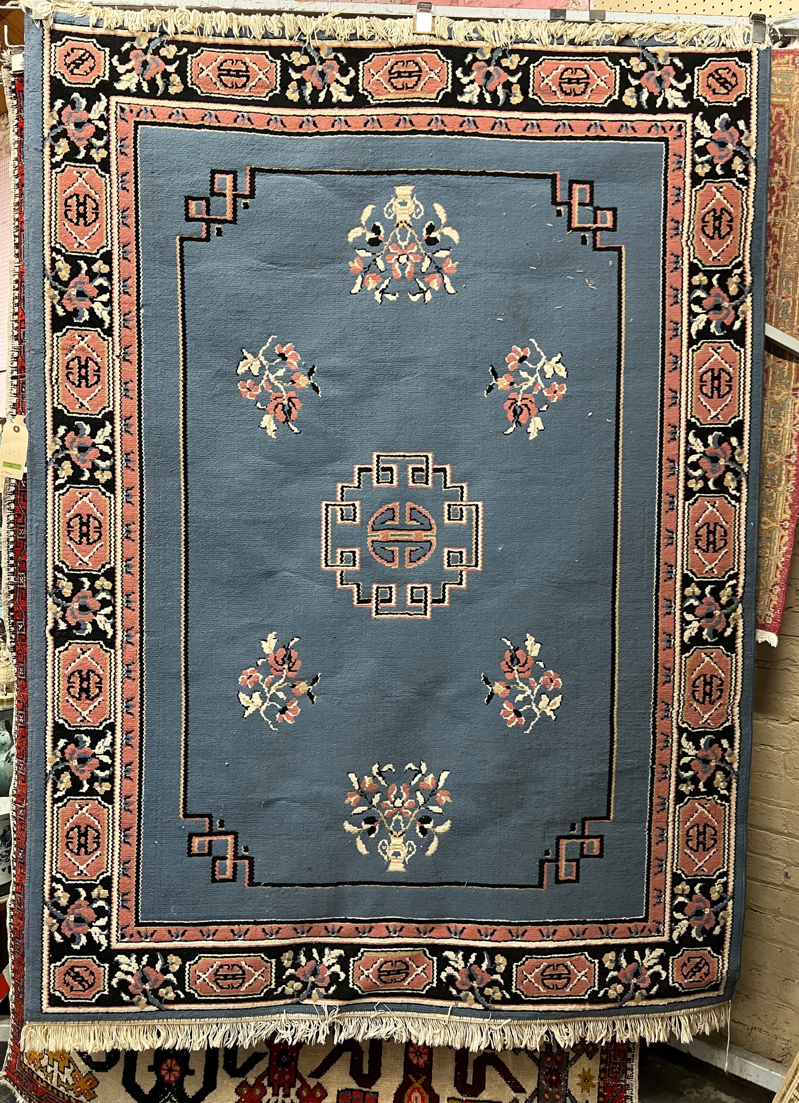 5' 7" x 7' 7" Machine-Made Chinese Pattern Rug. (1 of 2)