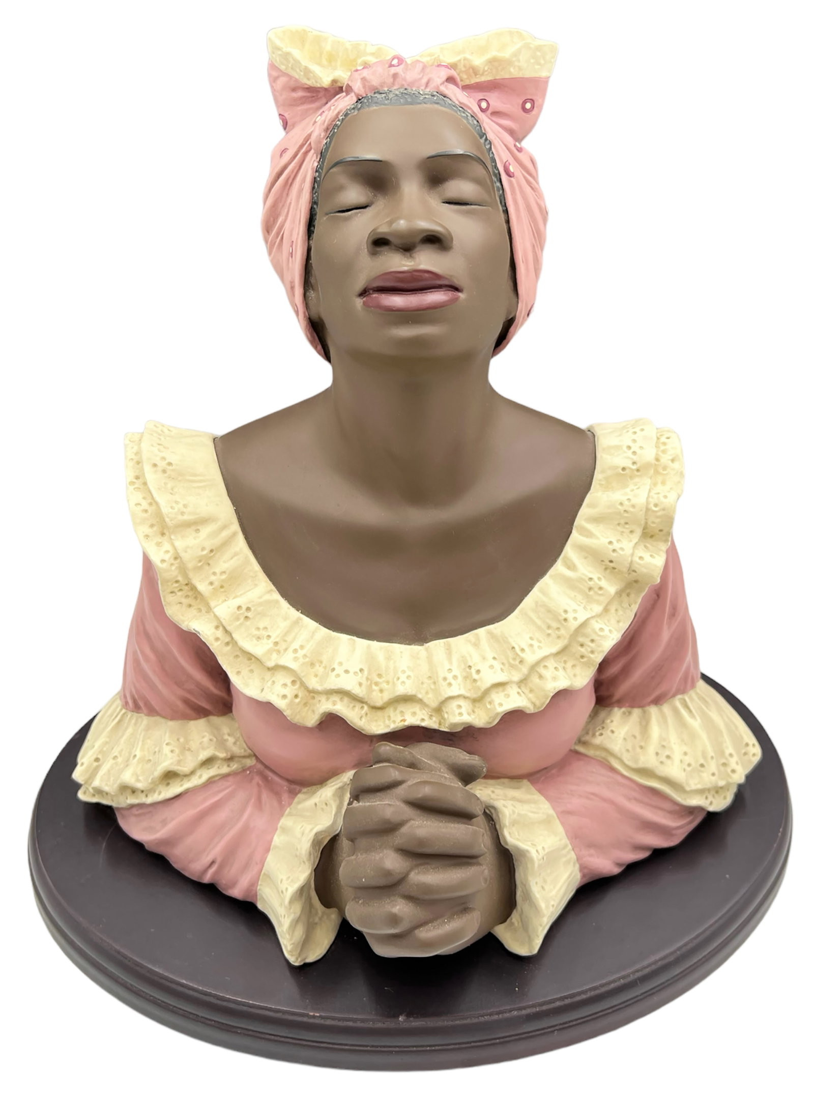 Norman A. Hughes Sculpture, Praying Slave.: This figure or bust is from the Black Legends Collection. It is in Overall Good condition. It measures 9 1/2" tall. In-House Shipping is Available. Please See our Website Regarding In-House Shipping P