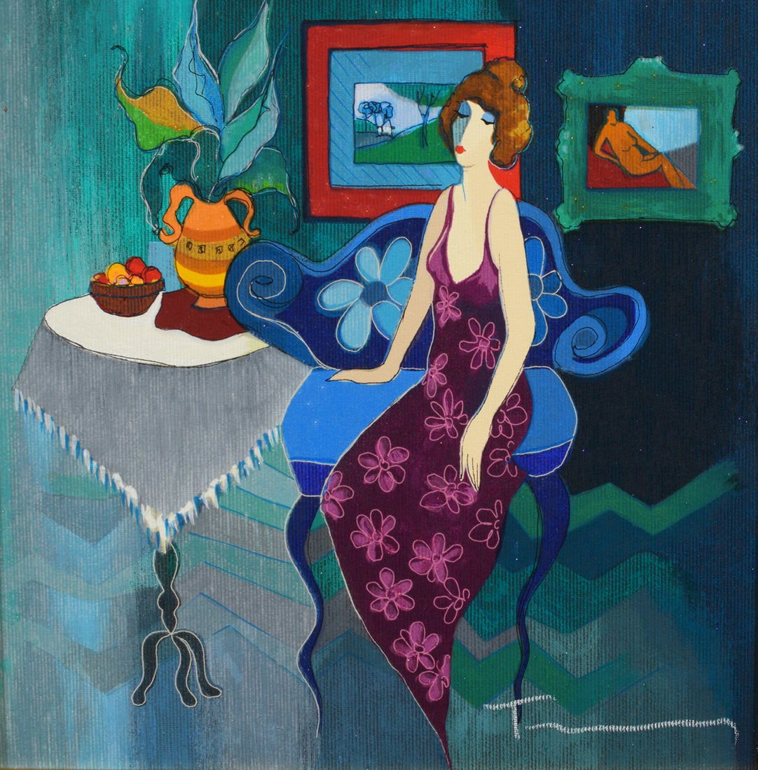 A Moment of Peace II (AP) by Itzchak Tarkay (1 of 6)