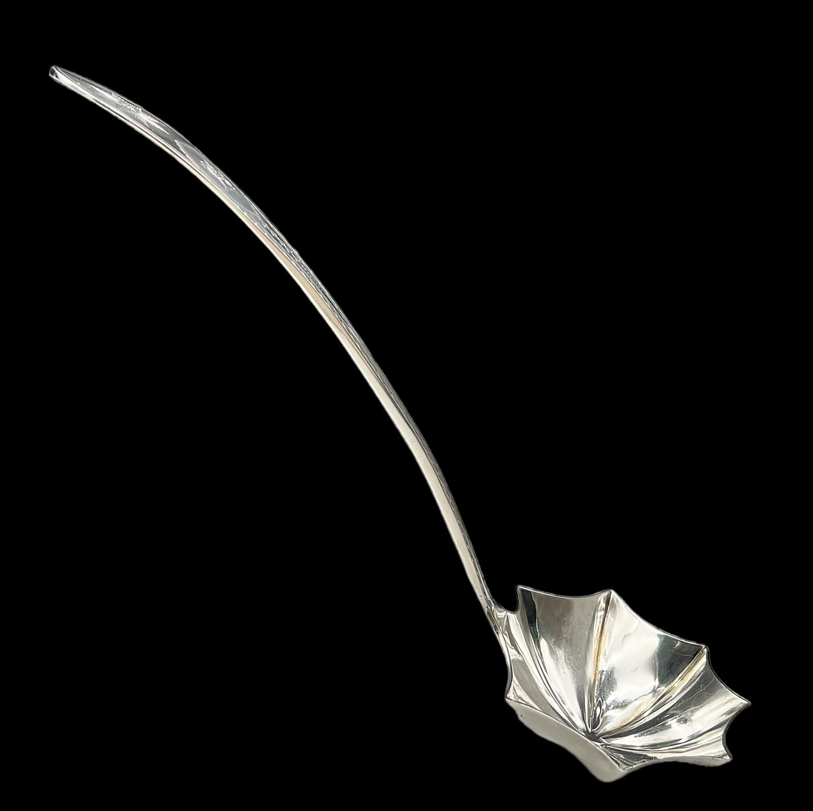 English Sterling Silver Ladle - West & Sons. (1 of 4)