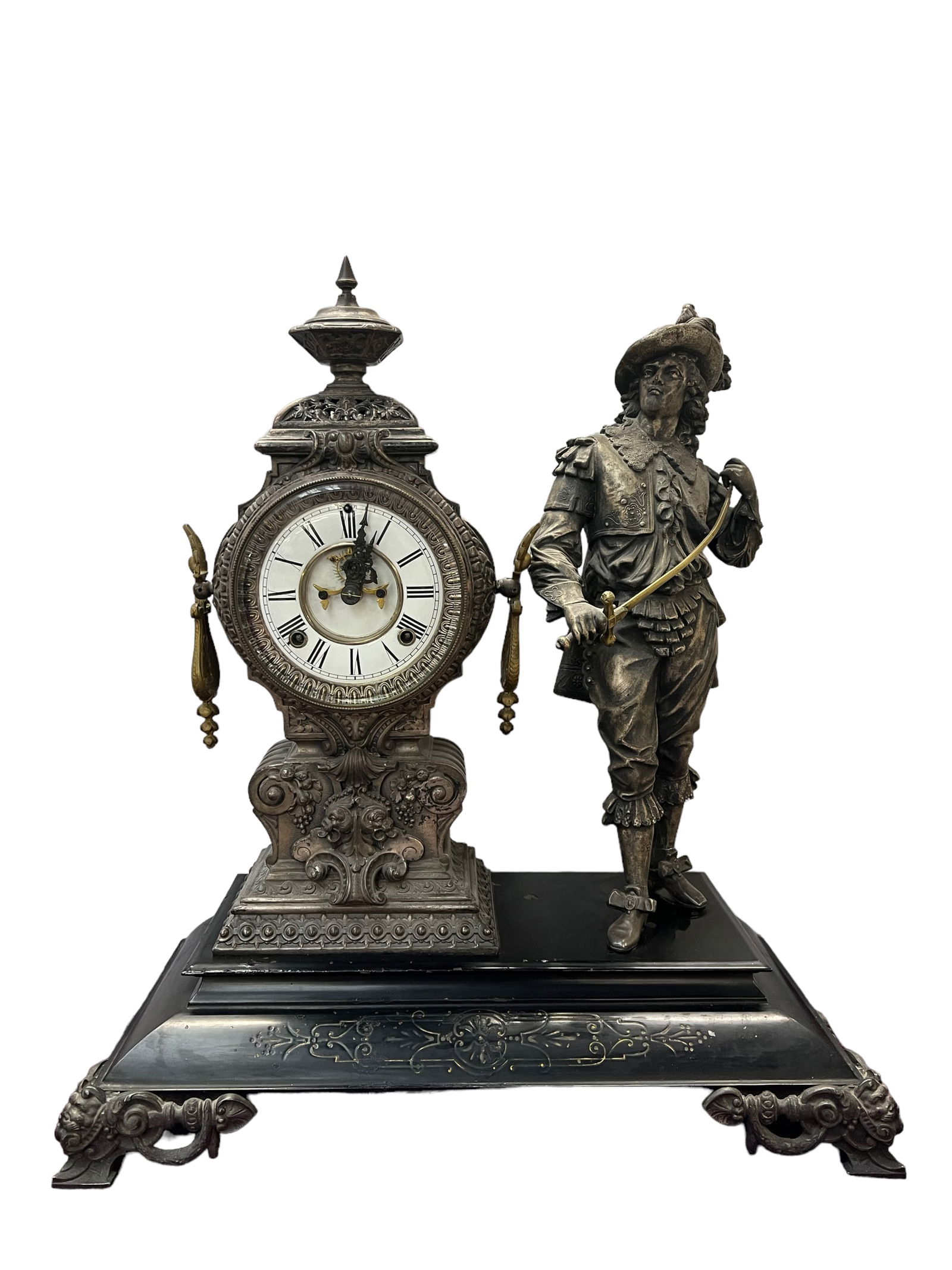 Ansonia Don Juan Figural Clock. (1 of 7)