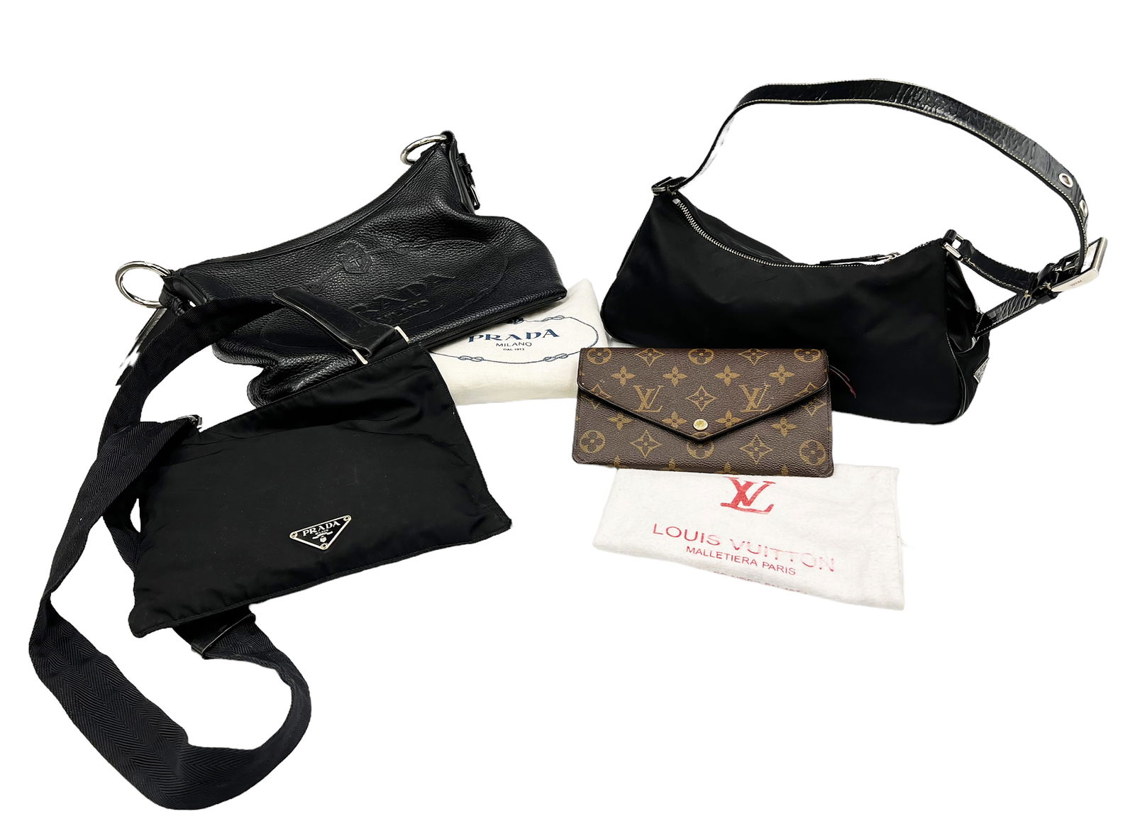 Lot of Handbags- "Louis Vuitton" & "Prada". (1 of 17)