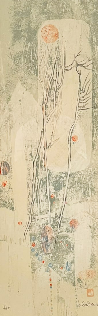 Signed Lithograph by Hoi Lebadang. (1 of 7)