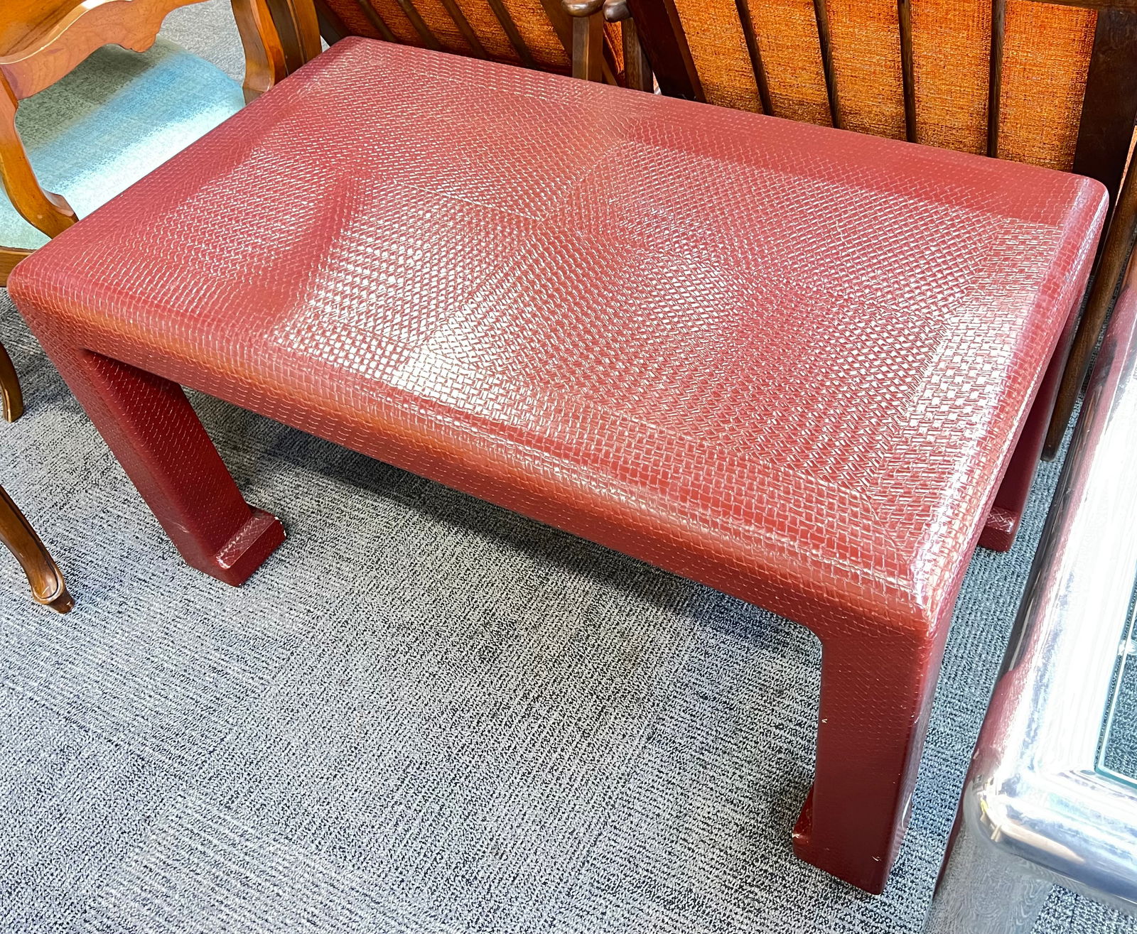 Karl Springer Coffee Table. (1 of 2)