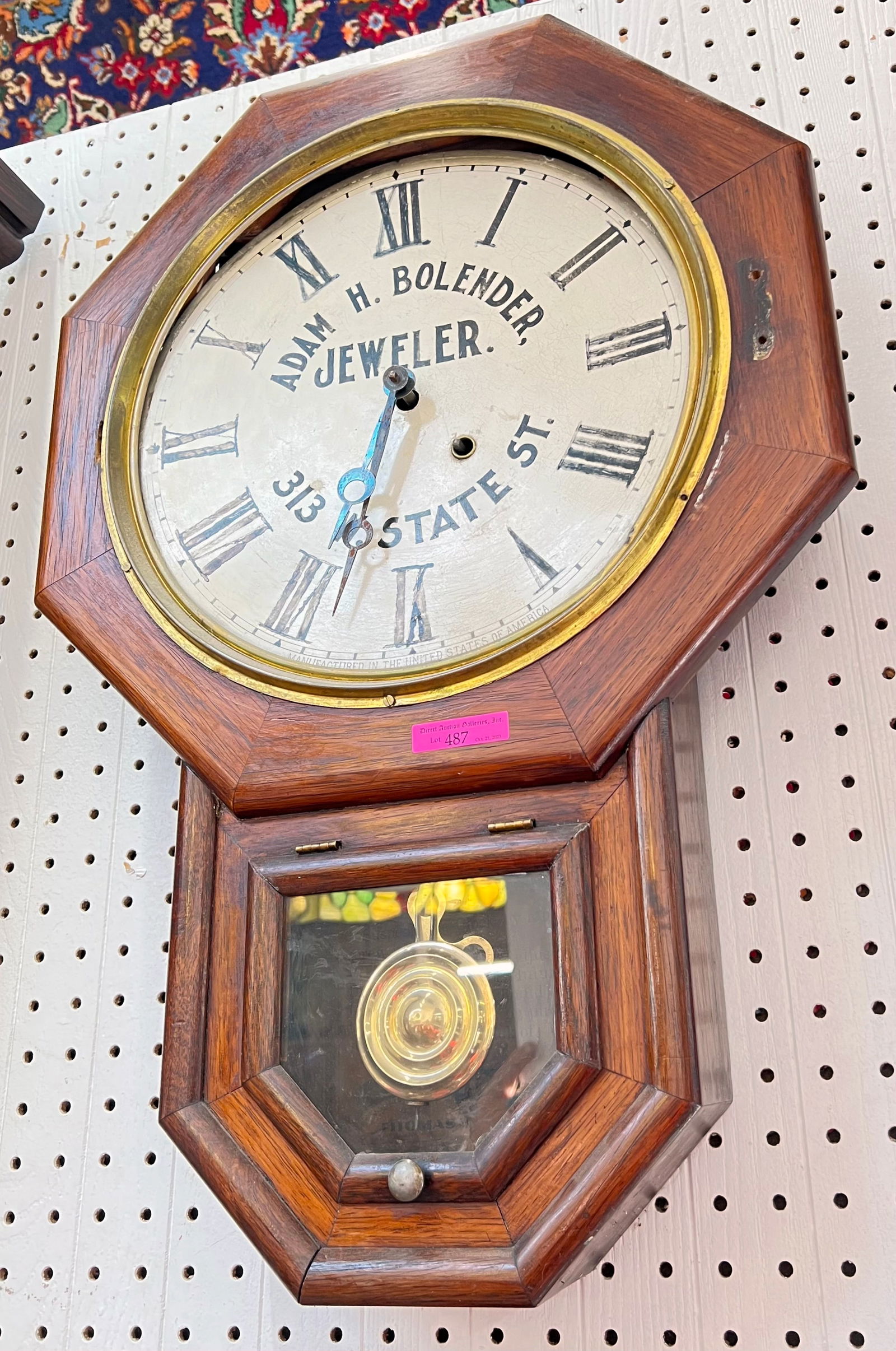 Seth Thomas Jeweler's Advertising Clock. (1 of 1)