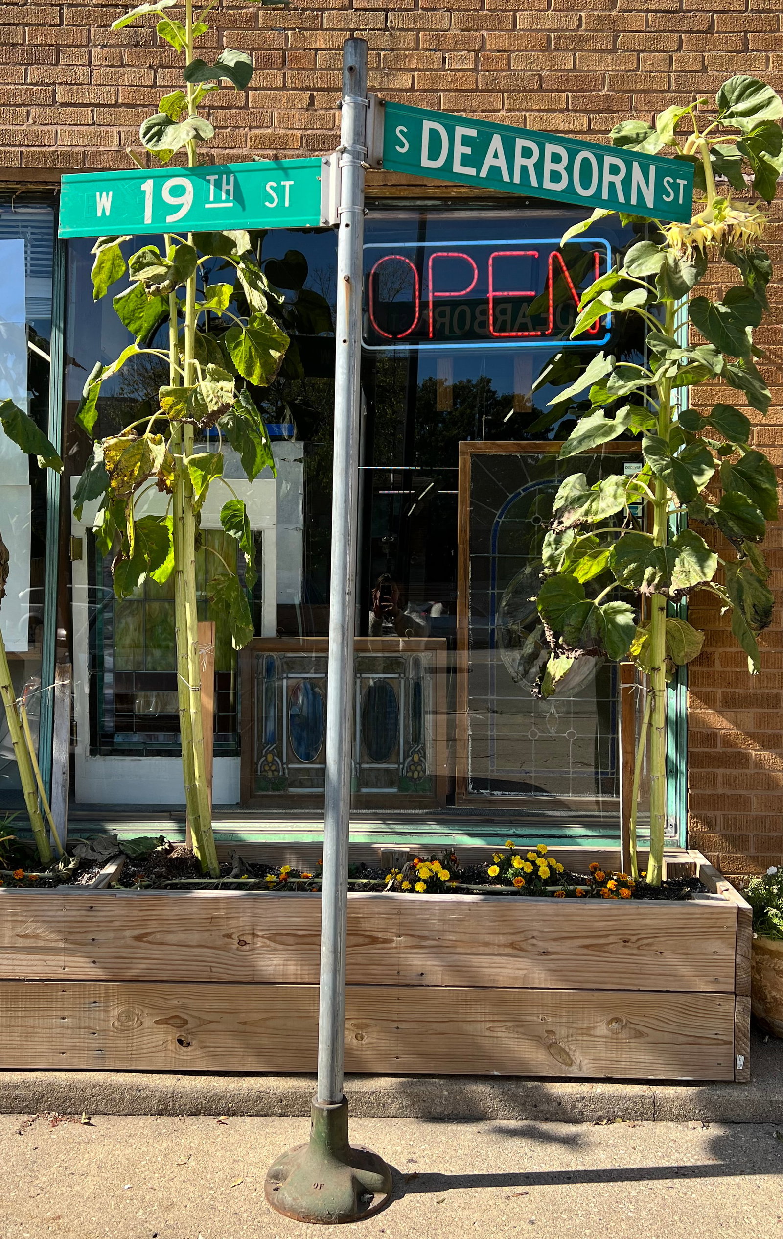 Vintage Chicago Street Sign - Dearborn & 19th St. (1 of 1)