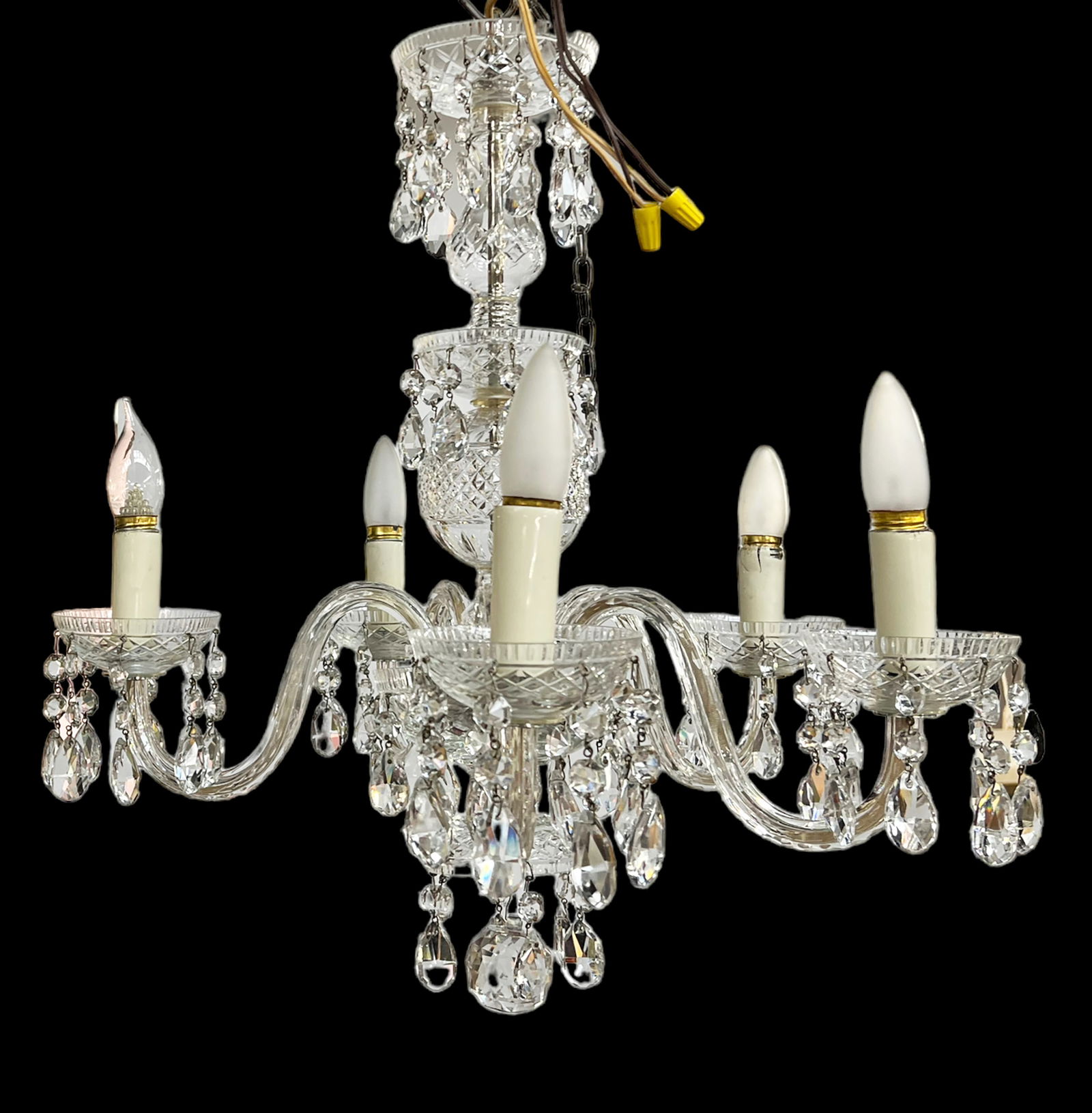 Ornate Waterford Crystal Chandelier. (1 of 2)