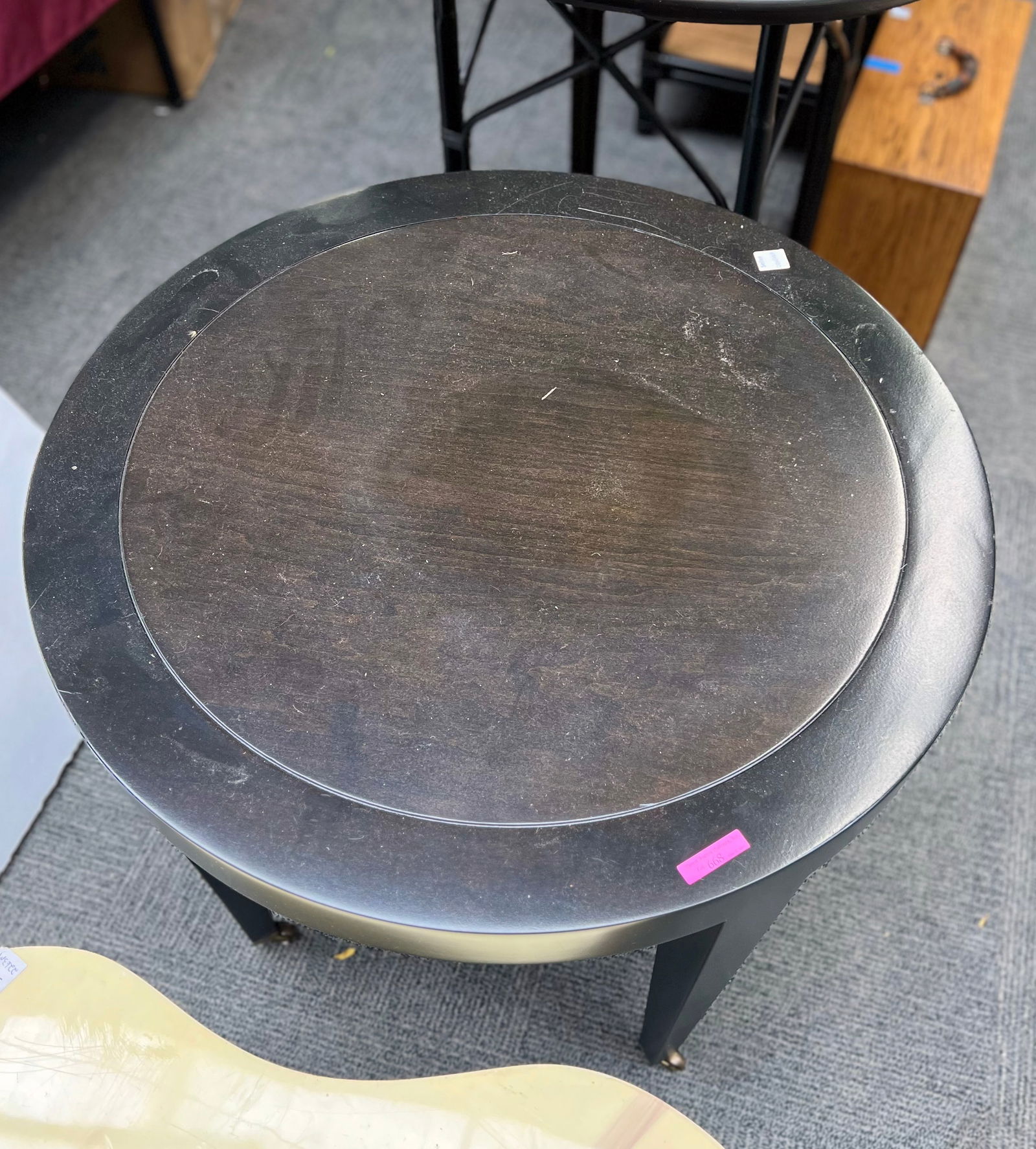 Donghia Ebonized Wood Side Table. (1 of 1)