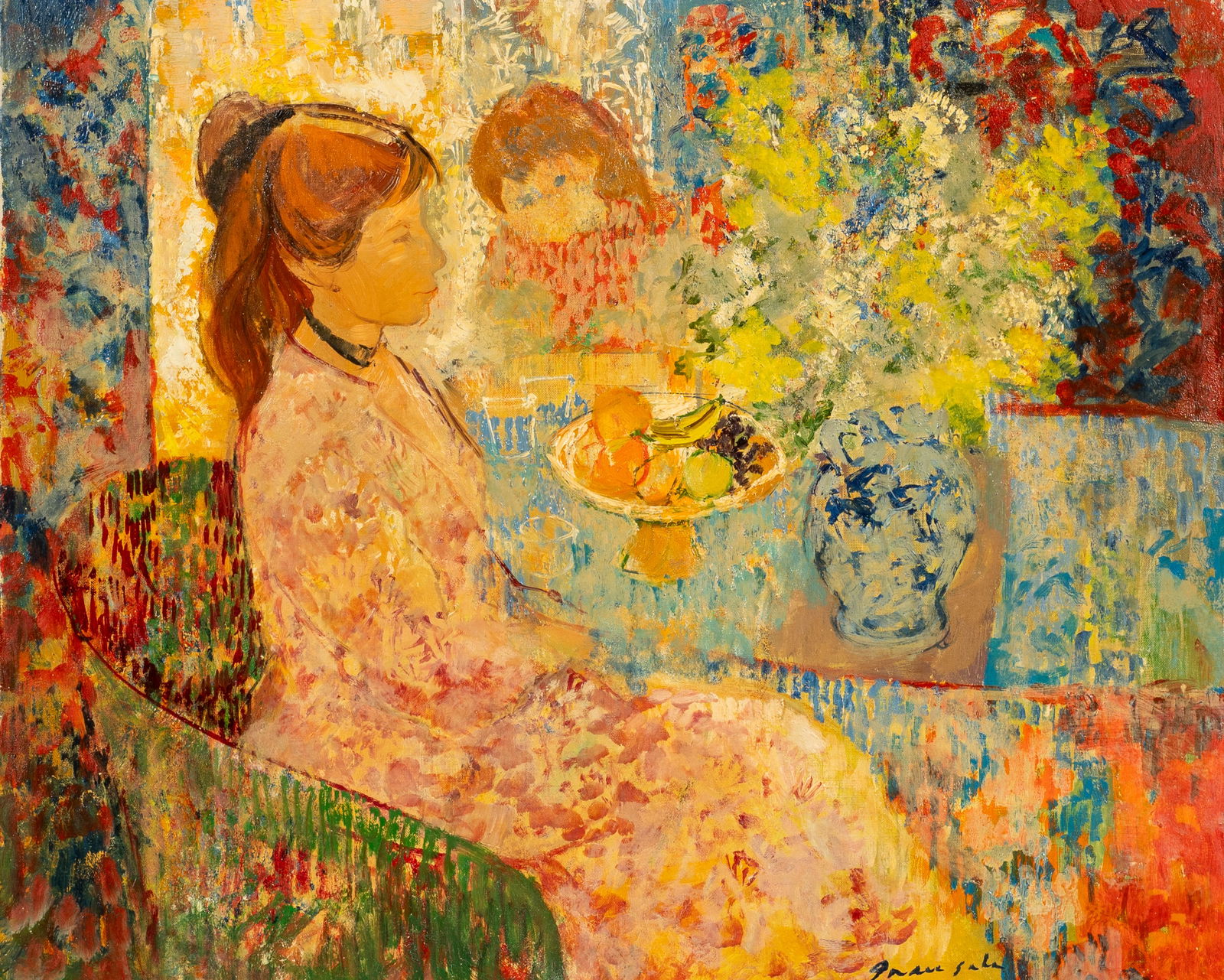 Impressionist Portrait Painting, Emilio Grau Sala. (1 of 5)