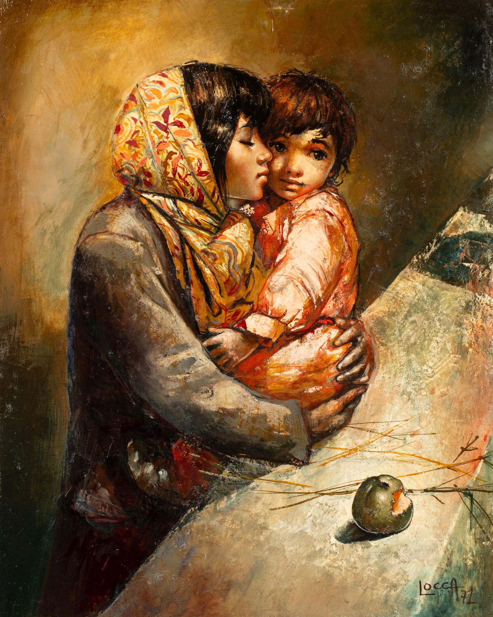 Portrait of Mother & Daughter, Bernard Locca. (1 of 7)