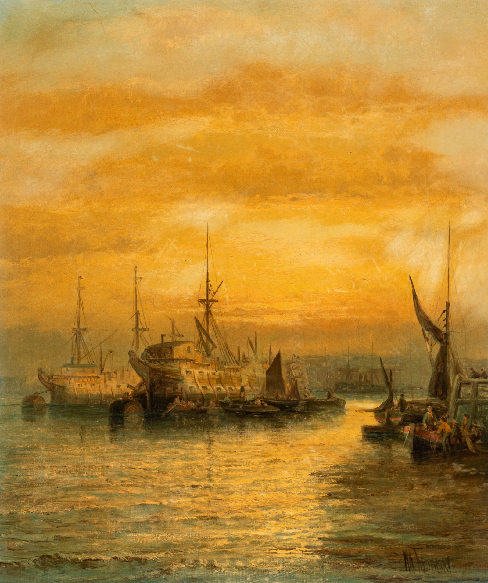Maritime Painting, William Anslow Thornley. (1 of 6)