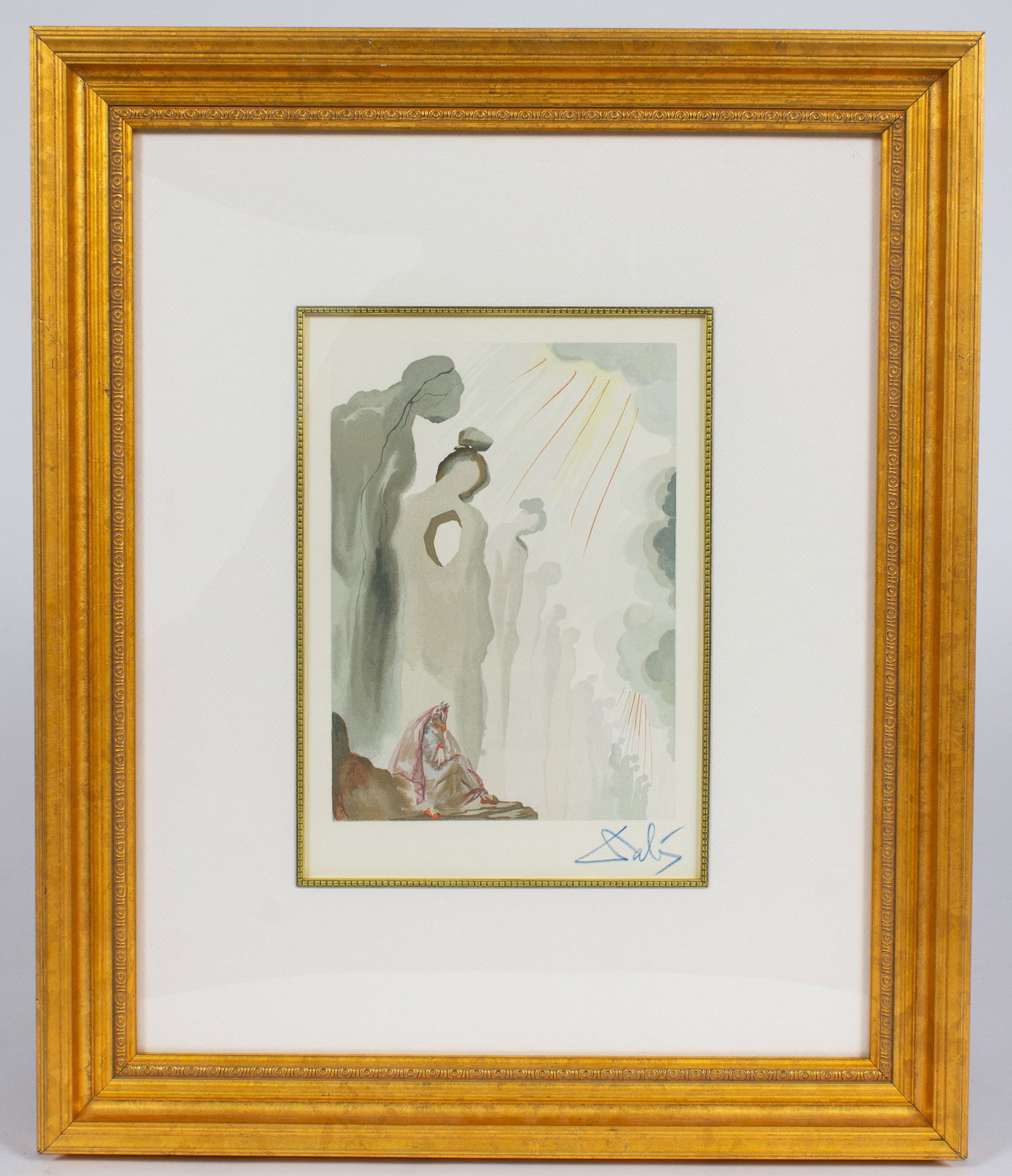 Purgatory 13 / The Second Terrace, Dali Woodcut. (1 of 5)