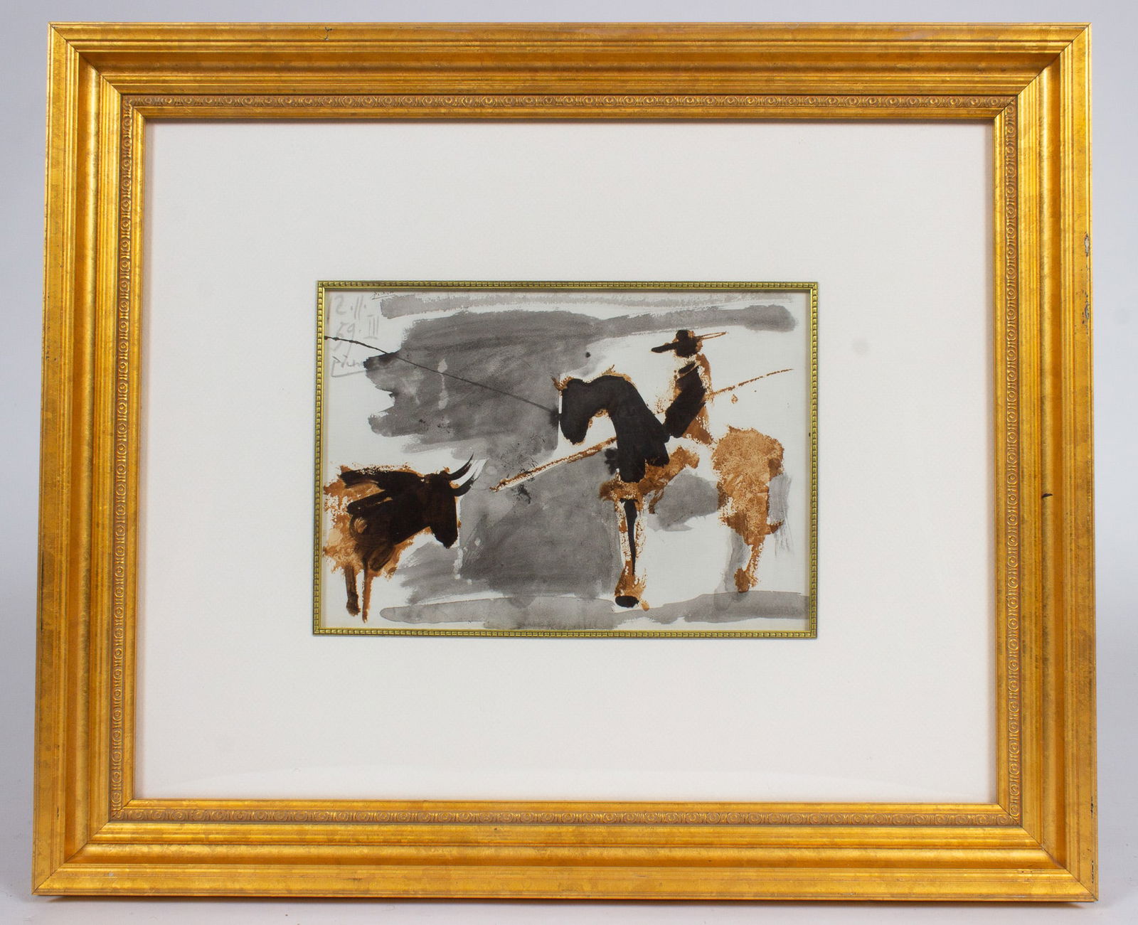 "Before the Thrust",  Lithograph After Picasso. (1 of 5)