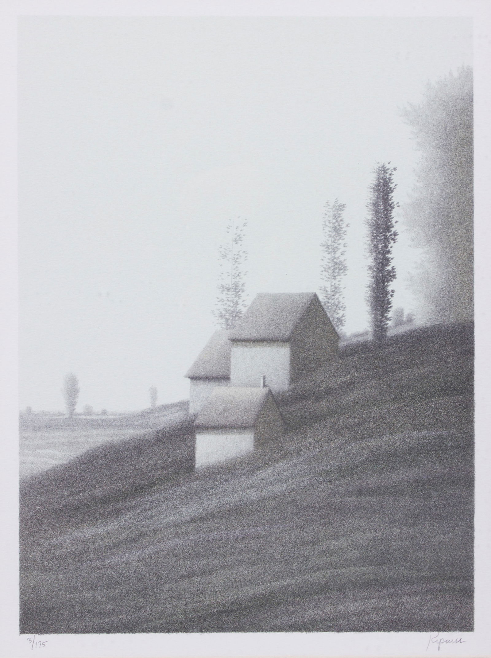 Signed Lithograph by Robert Kipniss. - 2