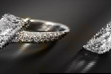 Platinum Ring w/ 5.02 Carat Diamond, GIA Certified