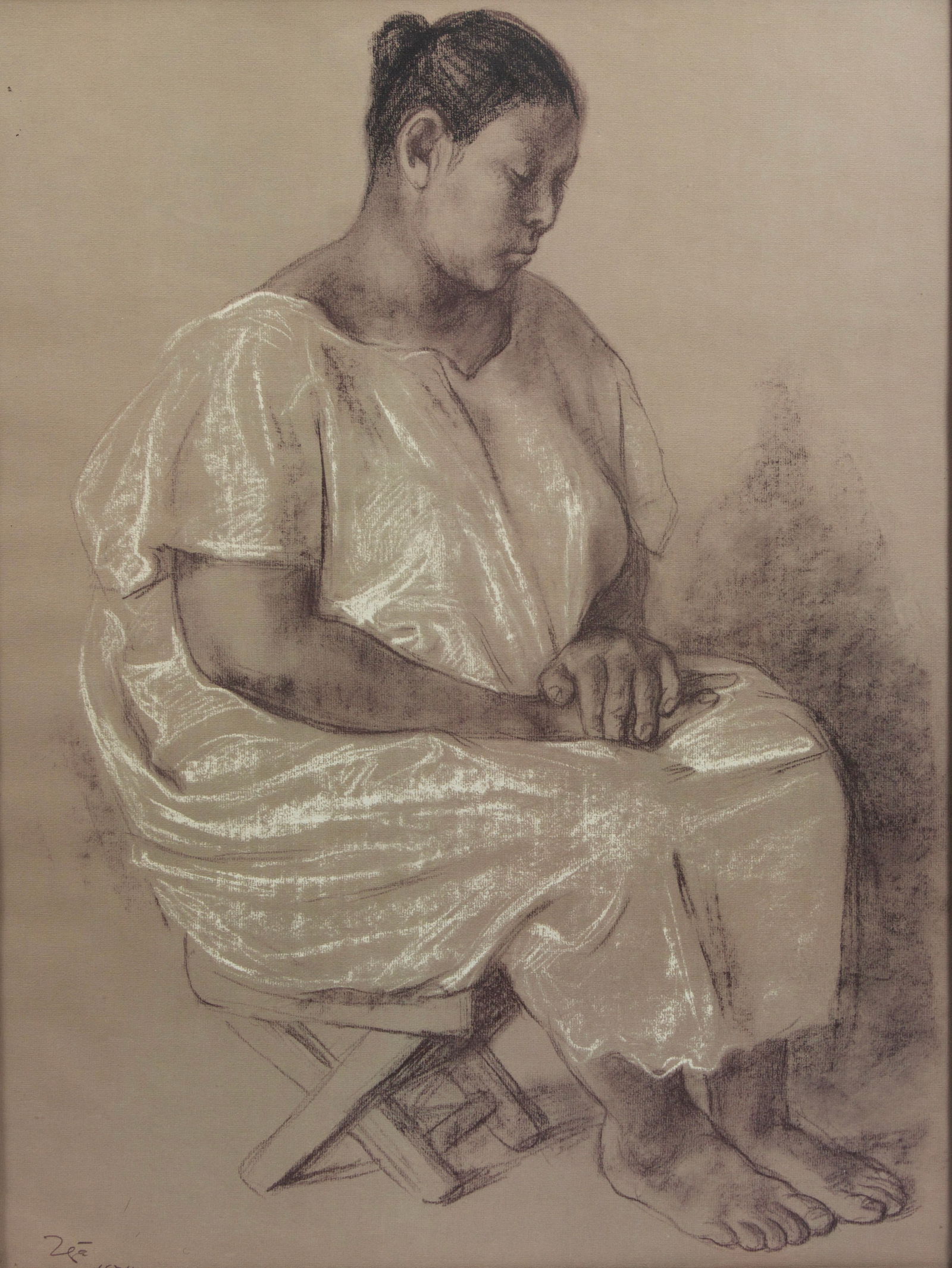 "Martha", Offset Lithograph by Francisco Zuniga. (1 of 6)