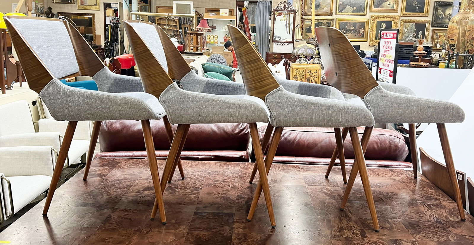 Set of 4 Armen Living Dining Chairs. (1 of 2)