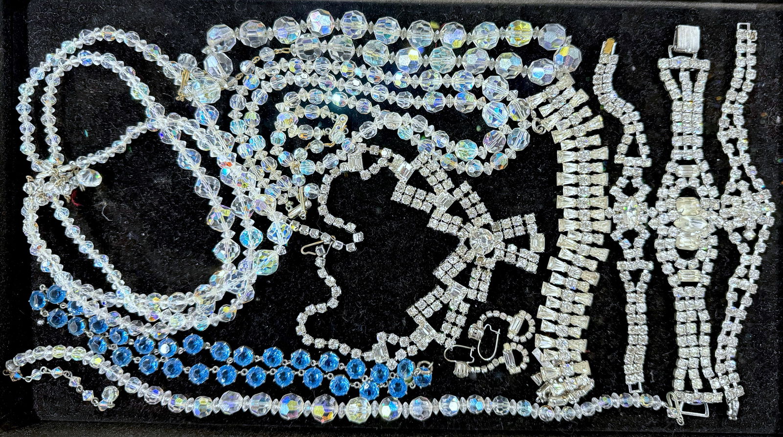Lot of Rhinestone and Other Costume Jewelry. (1 of 1)