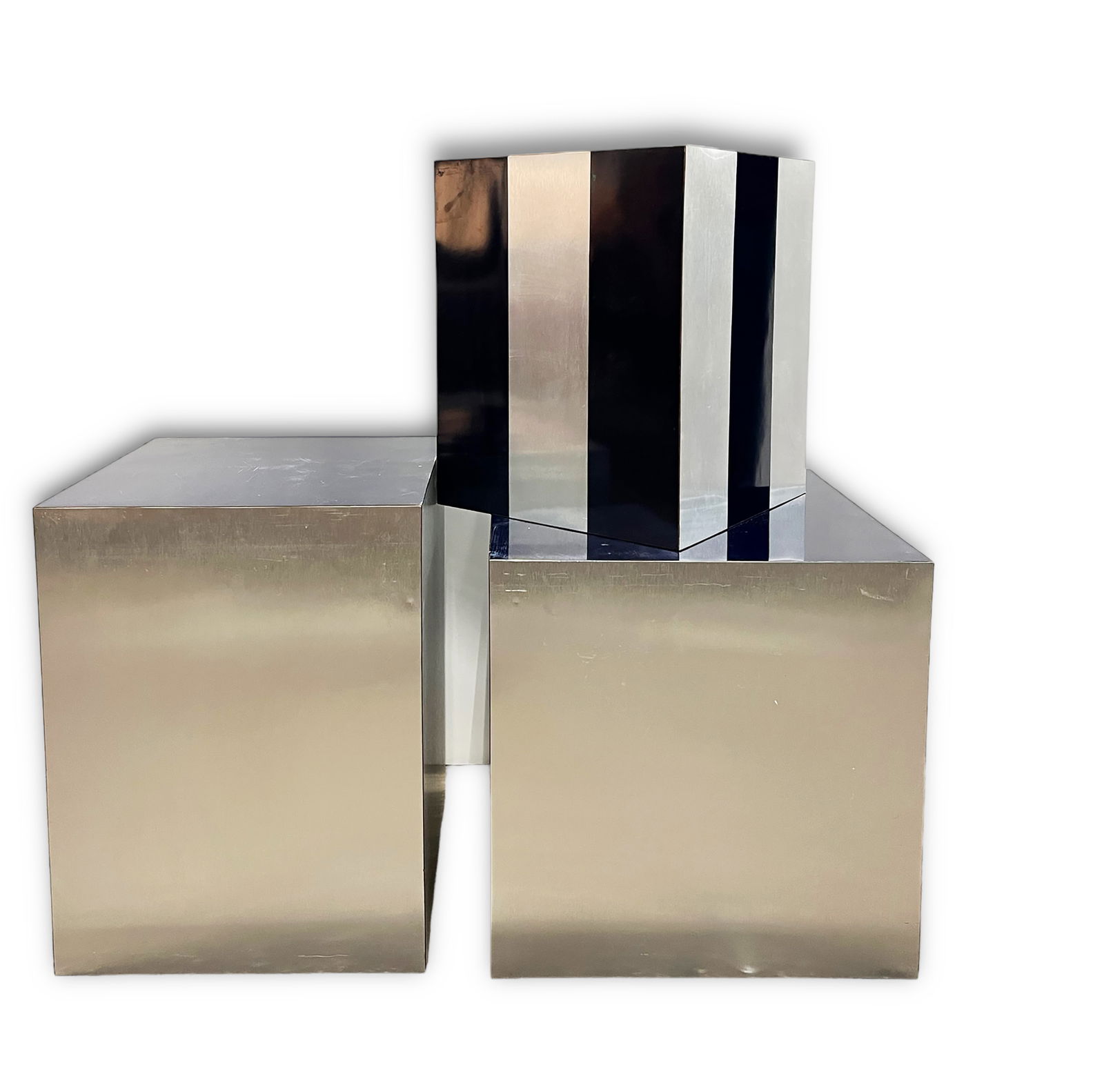 Three Contemporary Side Tables or Stands. (1 of 2)