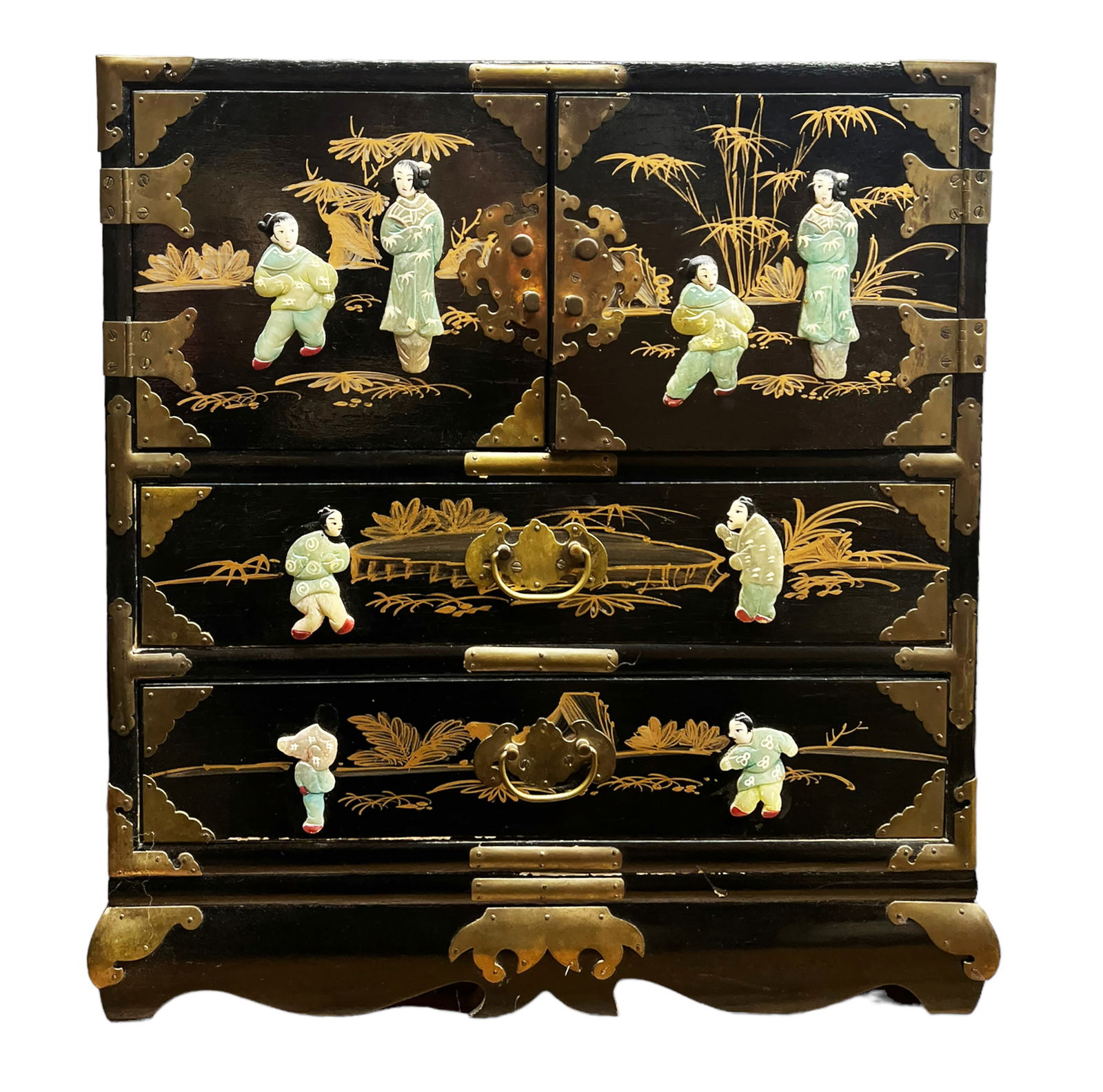 Small Asian Style Cabinet. (1 of 3)